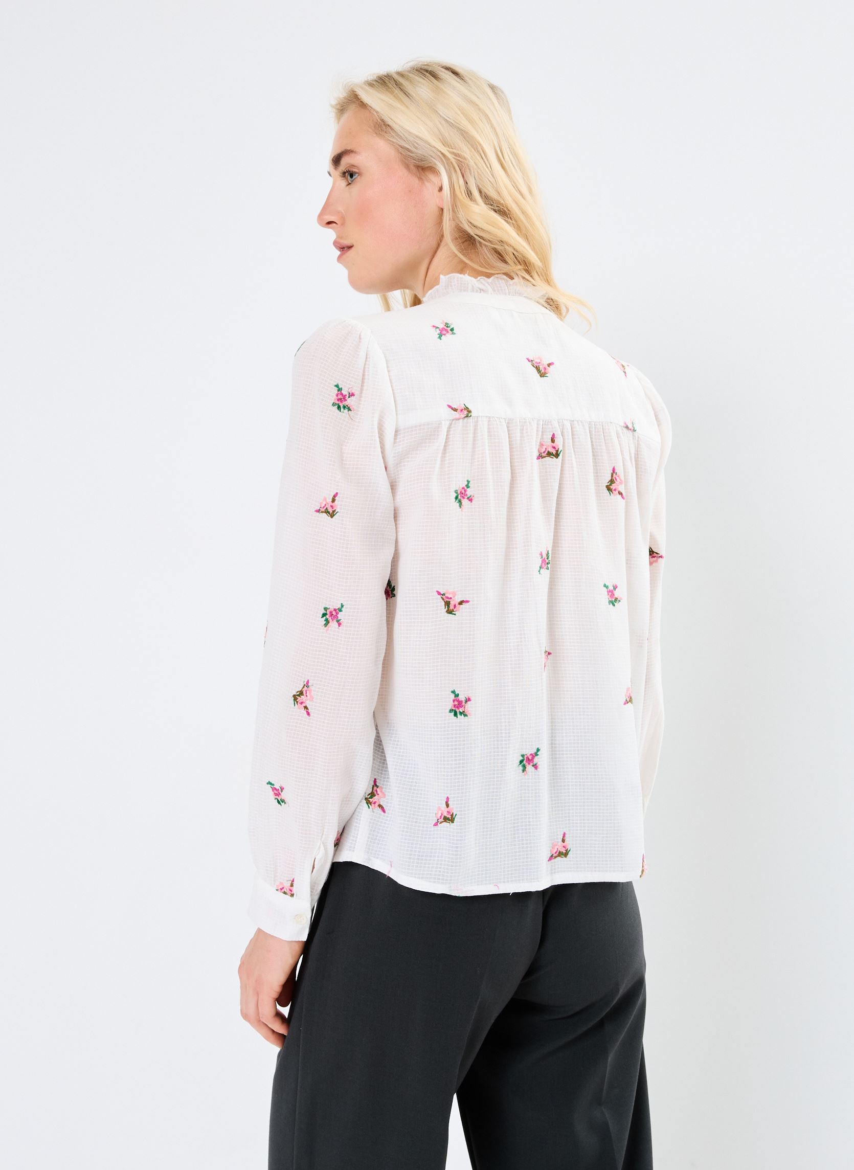 Bluse a maniche lunghe Baya donna bianco La Petite Etoile Bluse a maniche lunghe Baya donna bianco Vintage