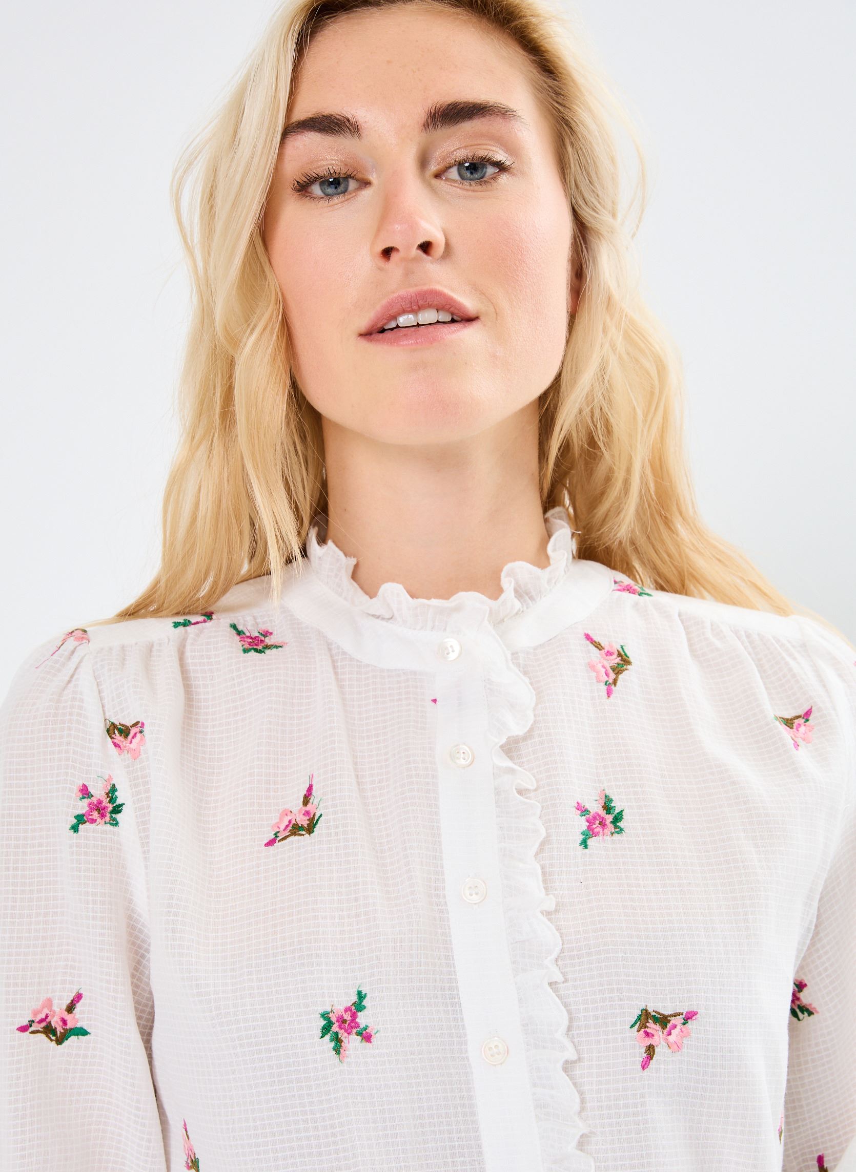 Bluse a maniche lunghe Baya donna bianco La Petite Etoile Bluse a maniche lunghe Baya donna bianco Vintage