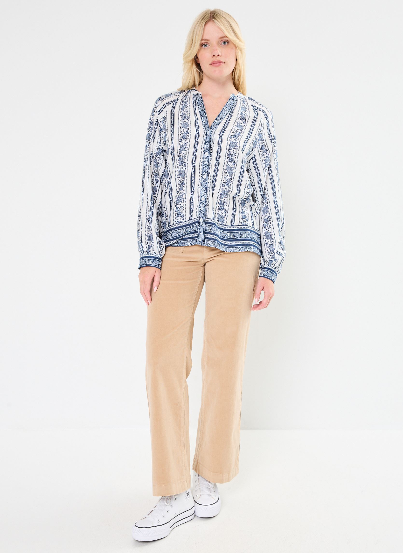 Blouses manches longues Beata femme blanc La Petite Etoile Blouses manches longues Beata femme blanc FRISE