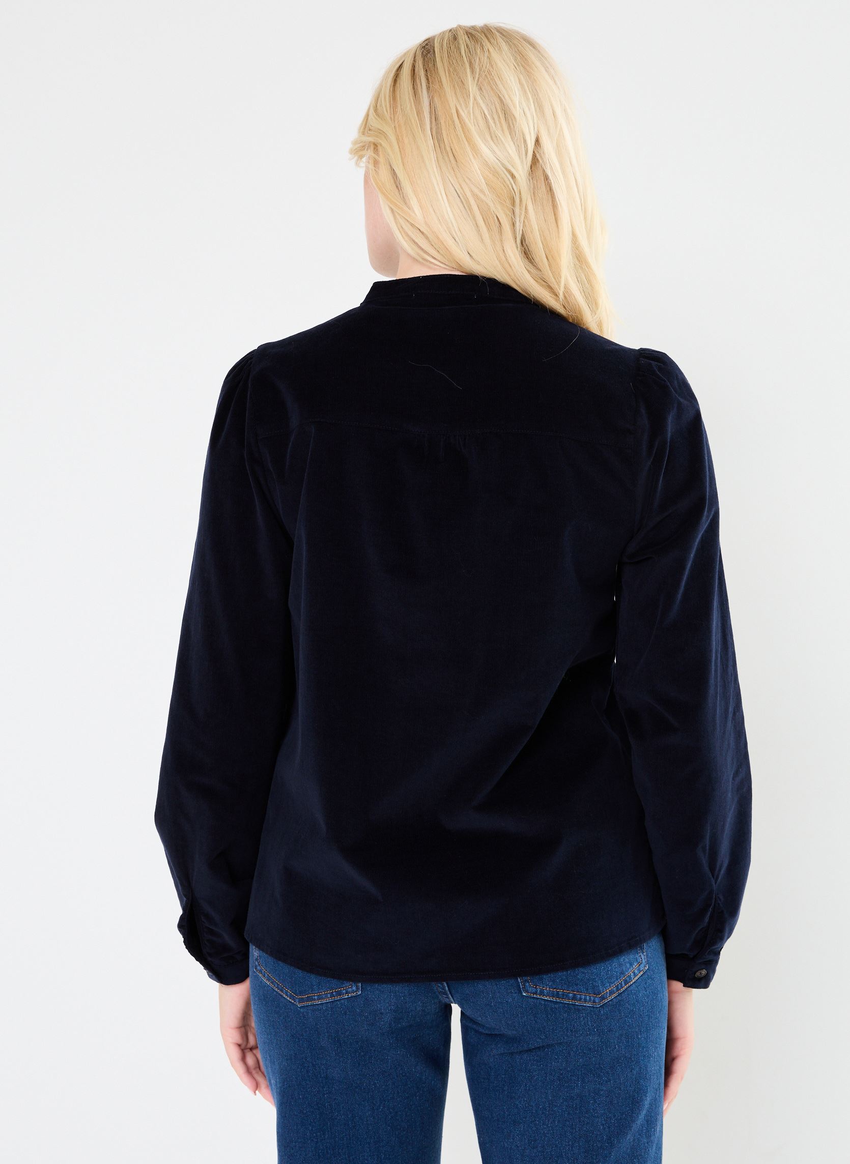 Blouses manches longues Blondie femme bleu La Petite Etoile Blouses manches longues Blondie femme bleu Marine