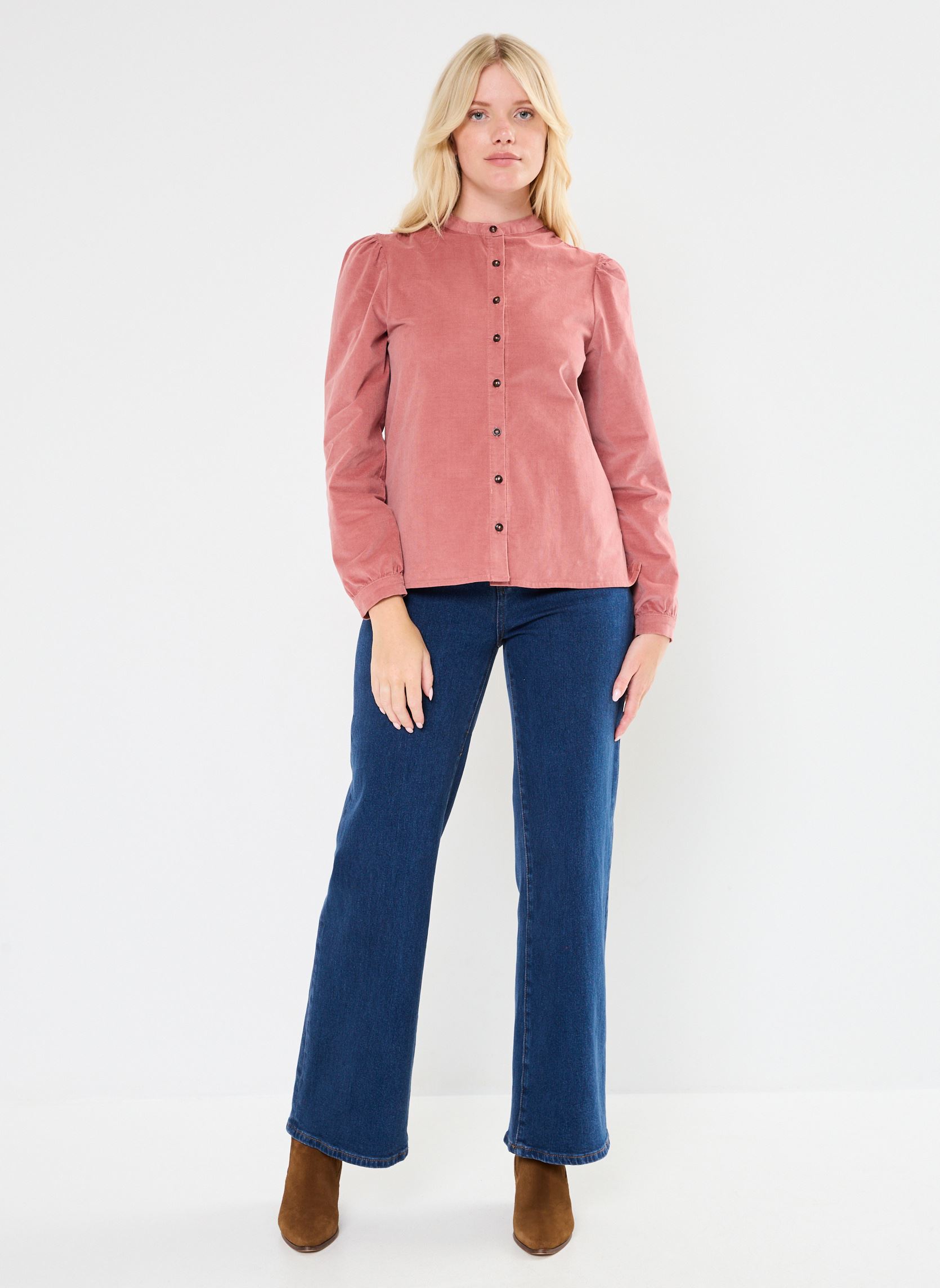 Blouses manches longues Blondie femme rose La Petite Etoile Blouses manches longues Blondie femme rose Vieux rose