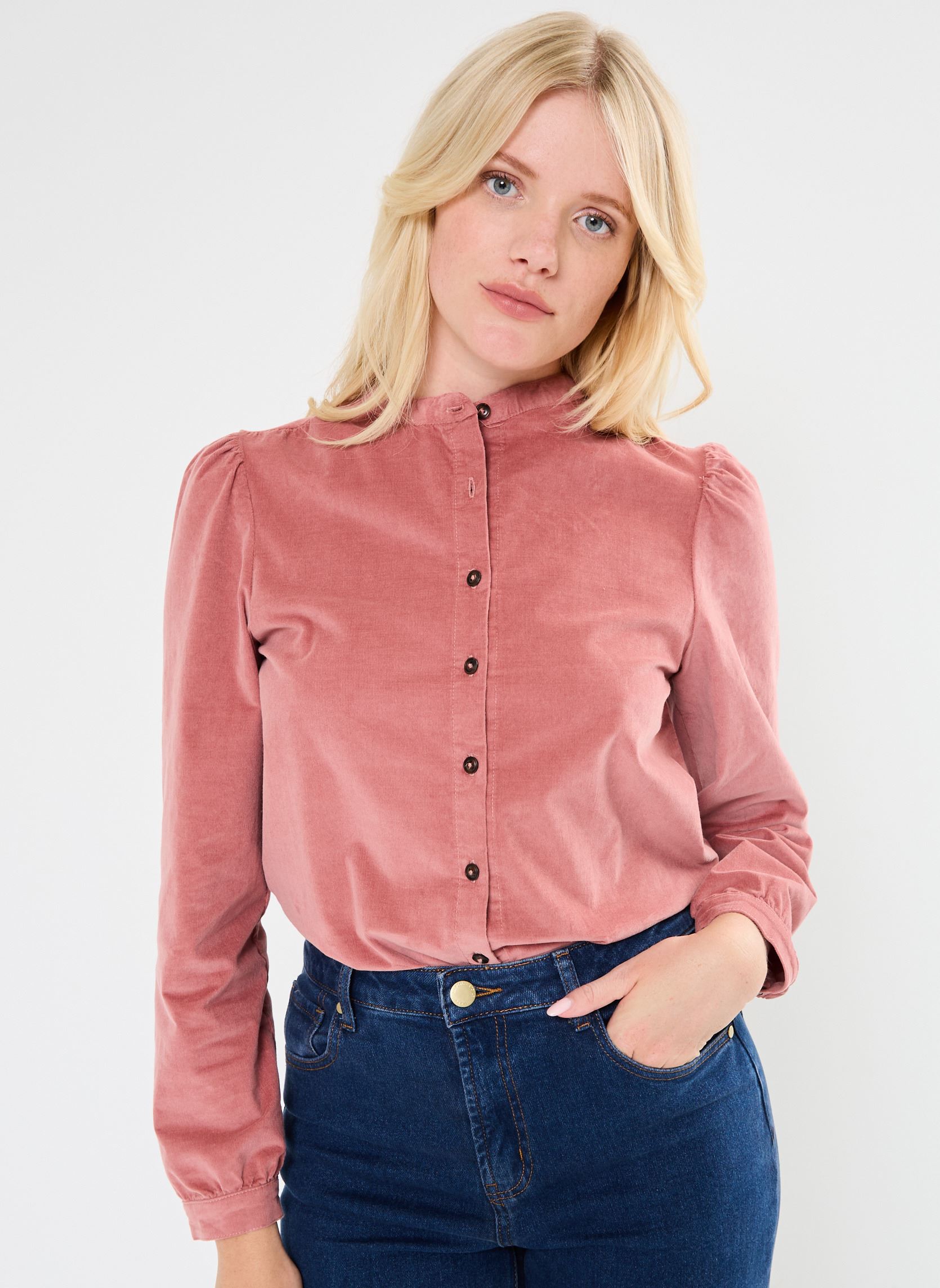 Blouses manches longues Blondie femme rose La Petite Etoile Blouses manches longues Blondie femme rose Vieux rose