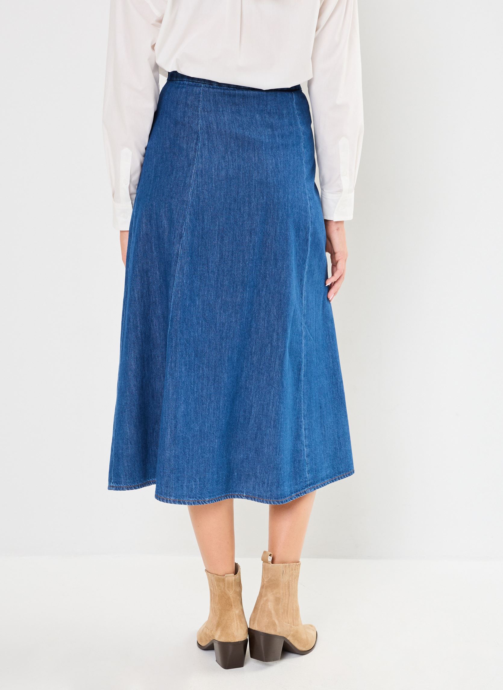 Halflange rokken Jendra dames blauw La Petite Etoile Halflange rokken Jendra dames blauw Wash