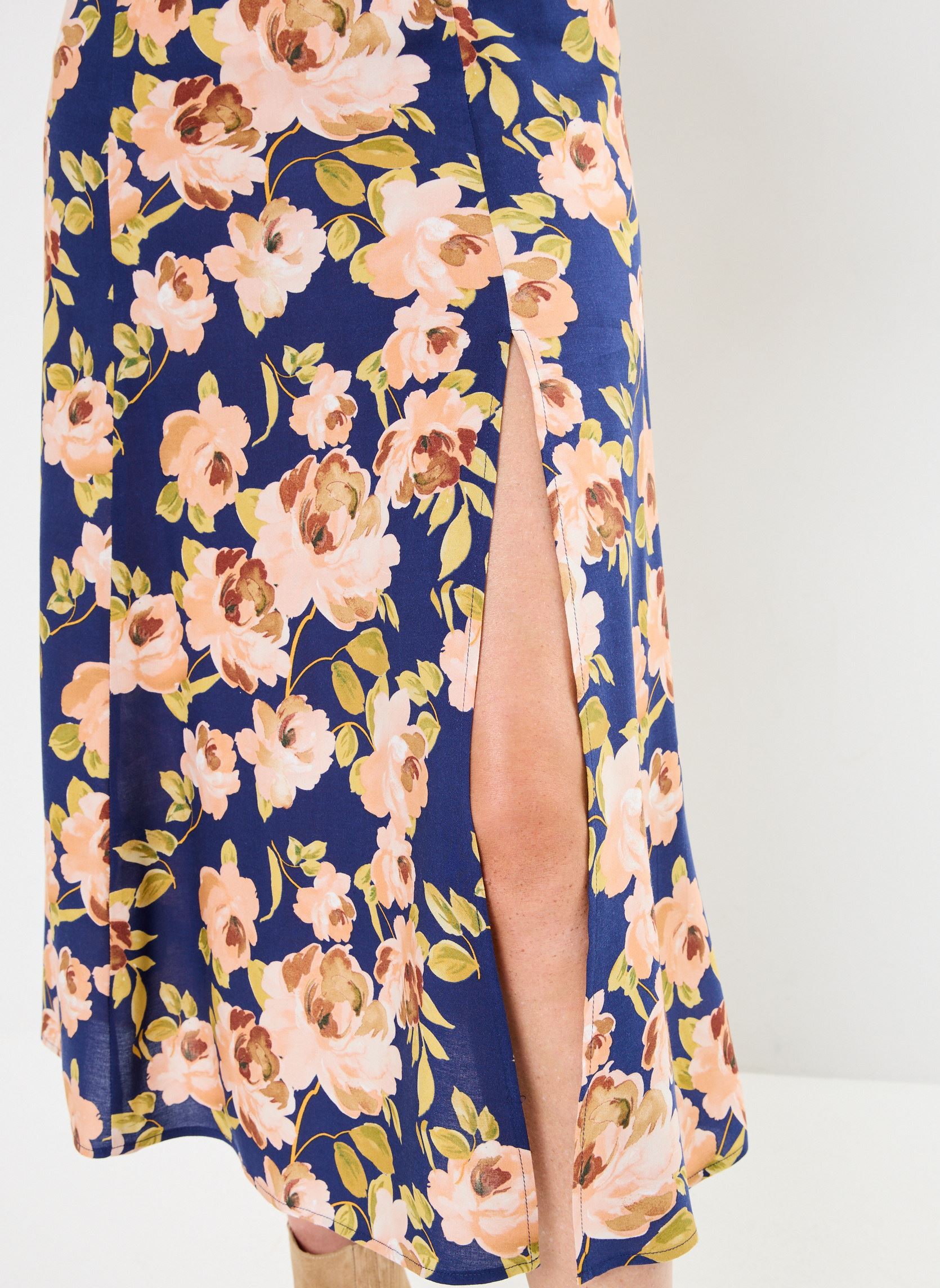 Jupes mi-longues Jendra femme multicolore La Petite Etoile Jupes mi-longues Jendra femme multicolore Retro
