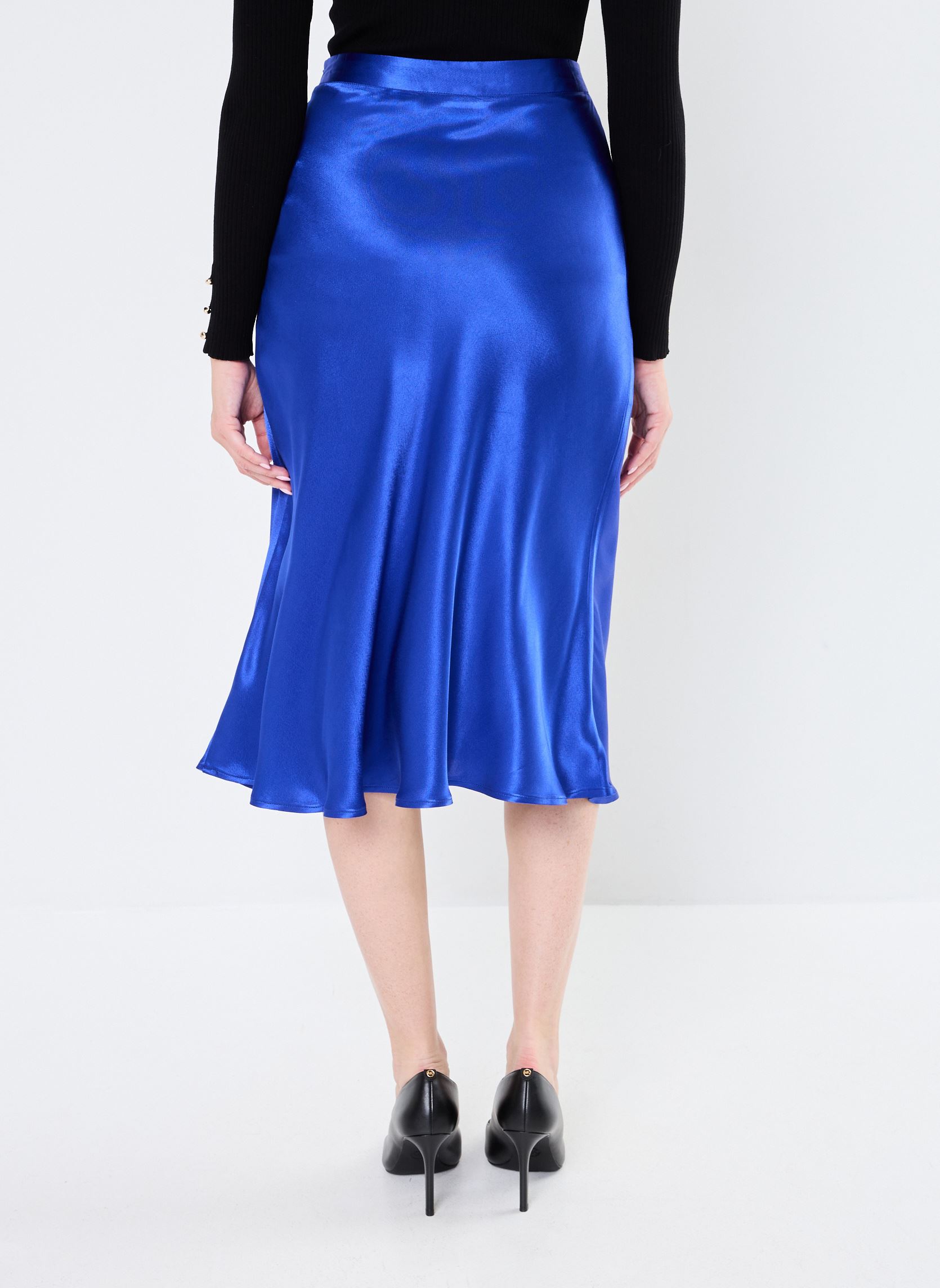 Jupes mi-longues Jill femme bleu La Petite Etoile Jupes mi-longues Jill femme bleu Bleu