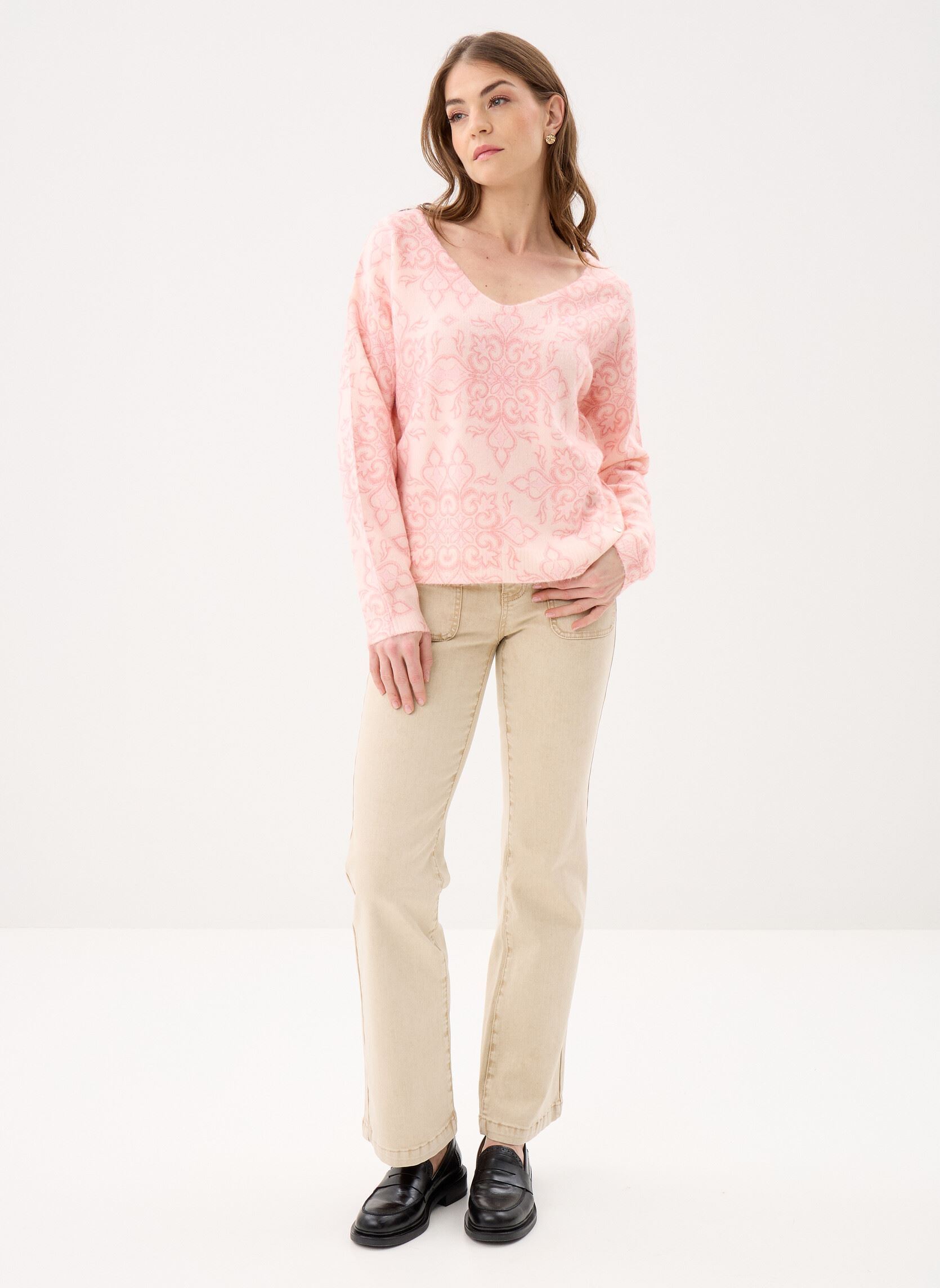 Pulls Margot femme rose La Petite Etoile Pulls Margot femme rose CARRE