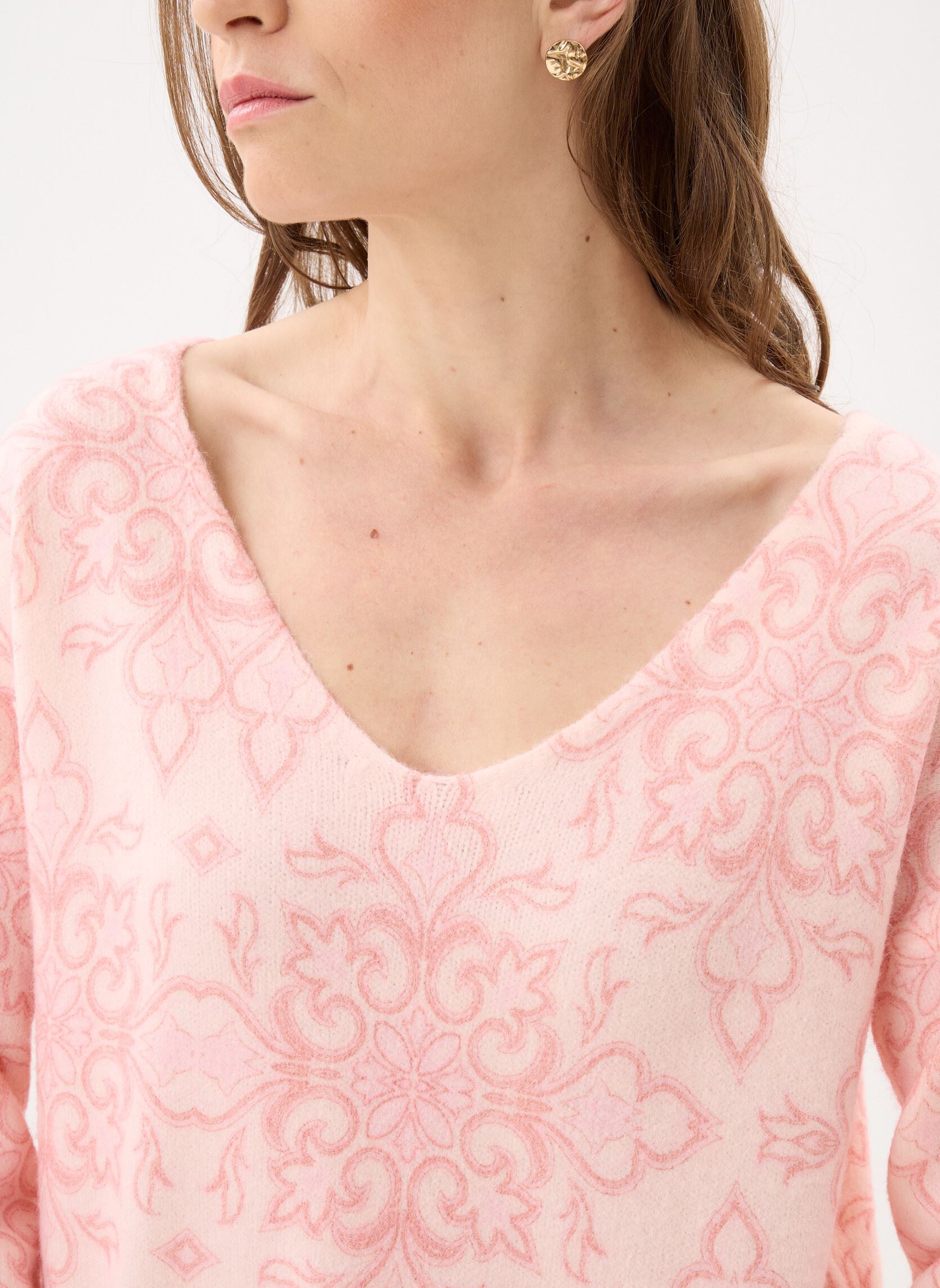 Pulls Margot femme rose La Petite Etoile Pulls Margot femme rose CARRE