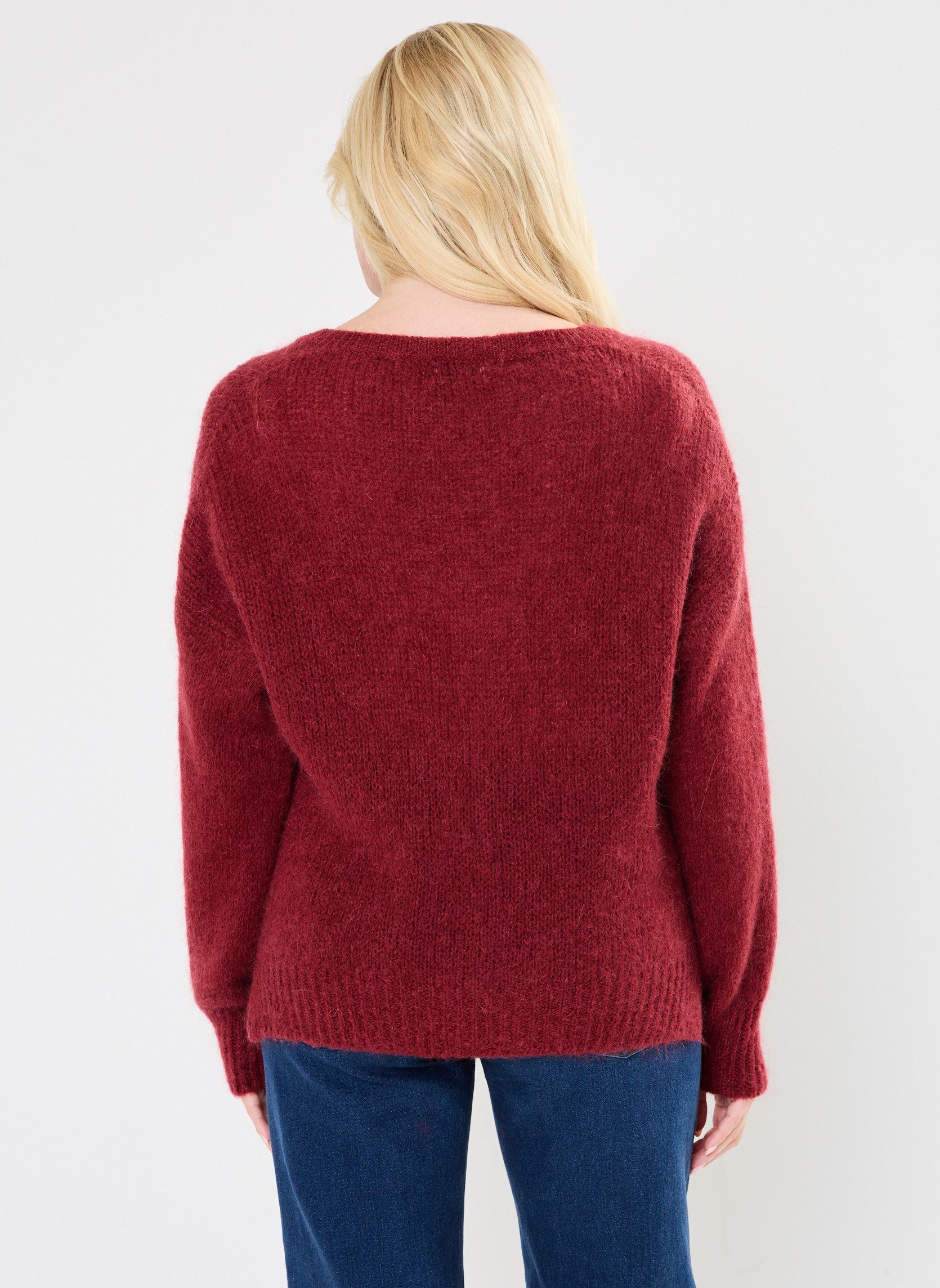 Pullover Melanie damen bordeaux La Petite Etoile Pullover Melanie damen bordeaux Fraise Ecrasee