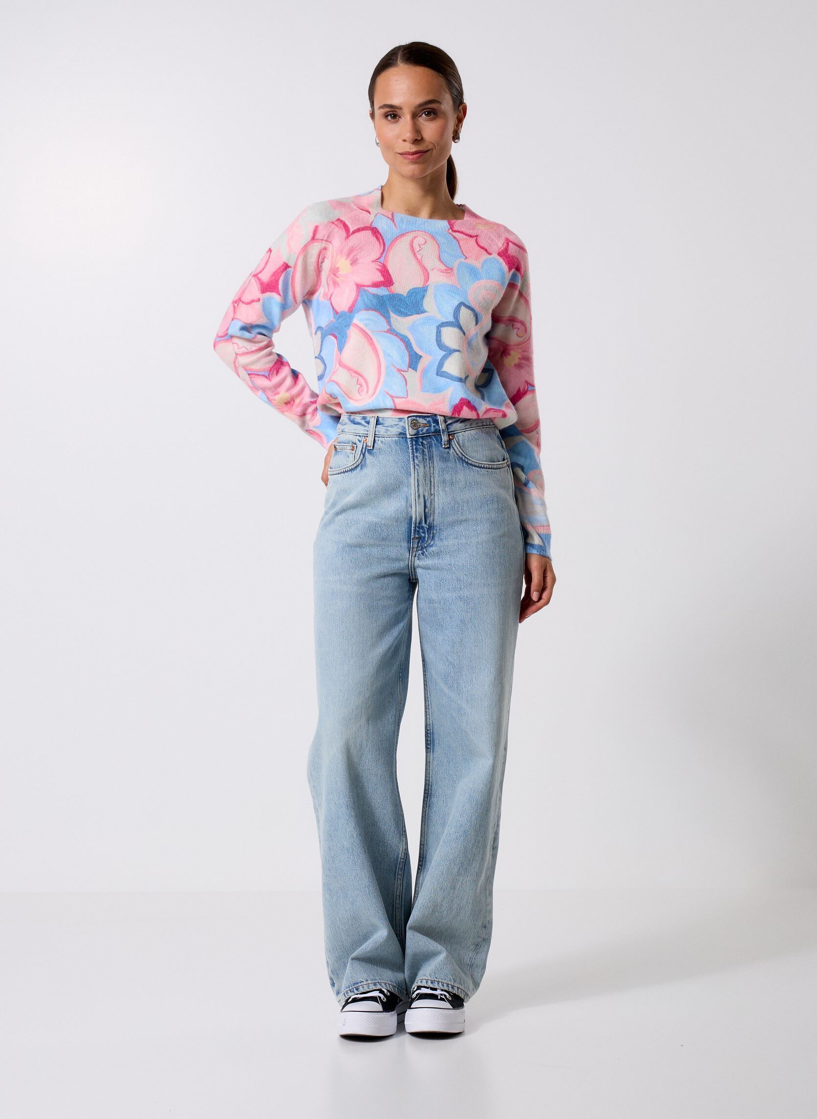 Pulls Melissa femme multicolore La Petite Etoile Pulls Melissa femme multicolore FLEUR