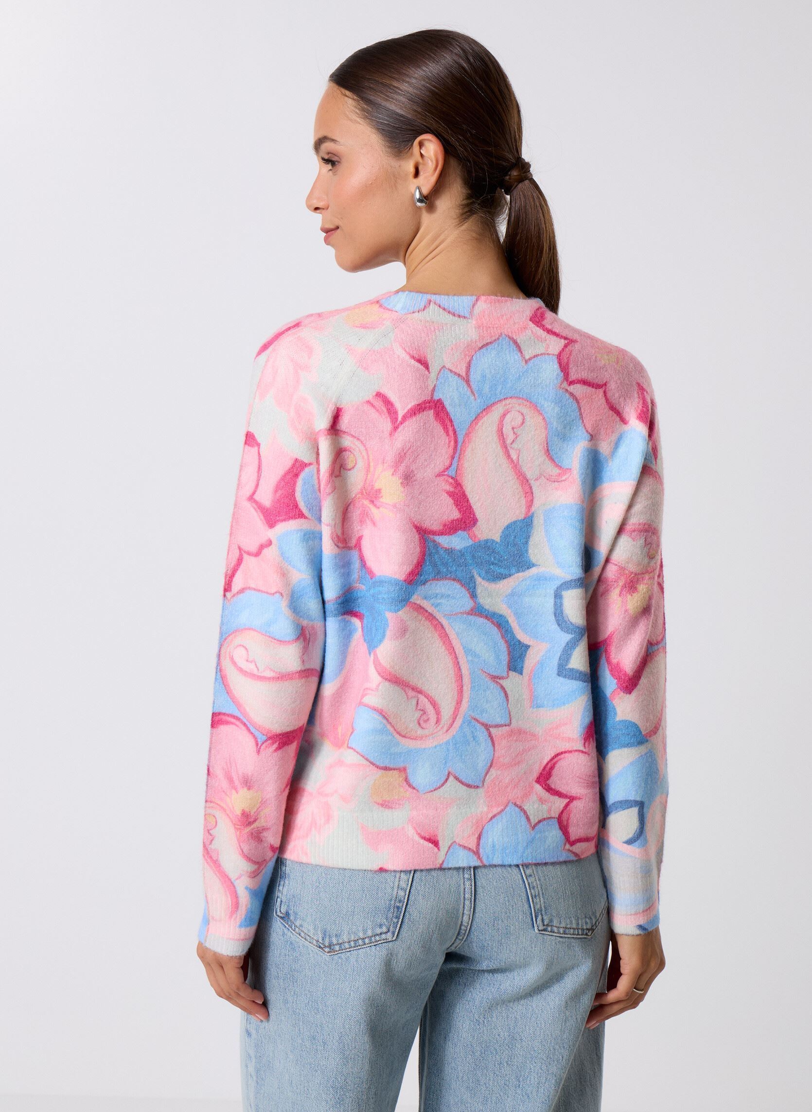 Pulls Melissa femme multicolore La Petite Etoile Pulls Melissa femme multicolore FLEUR