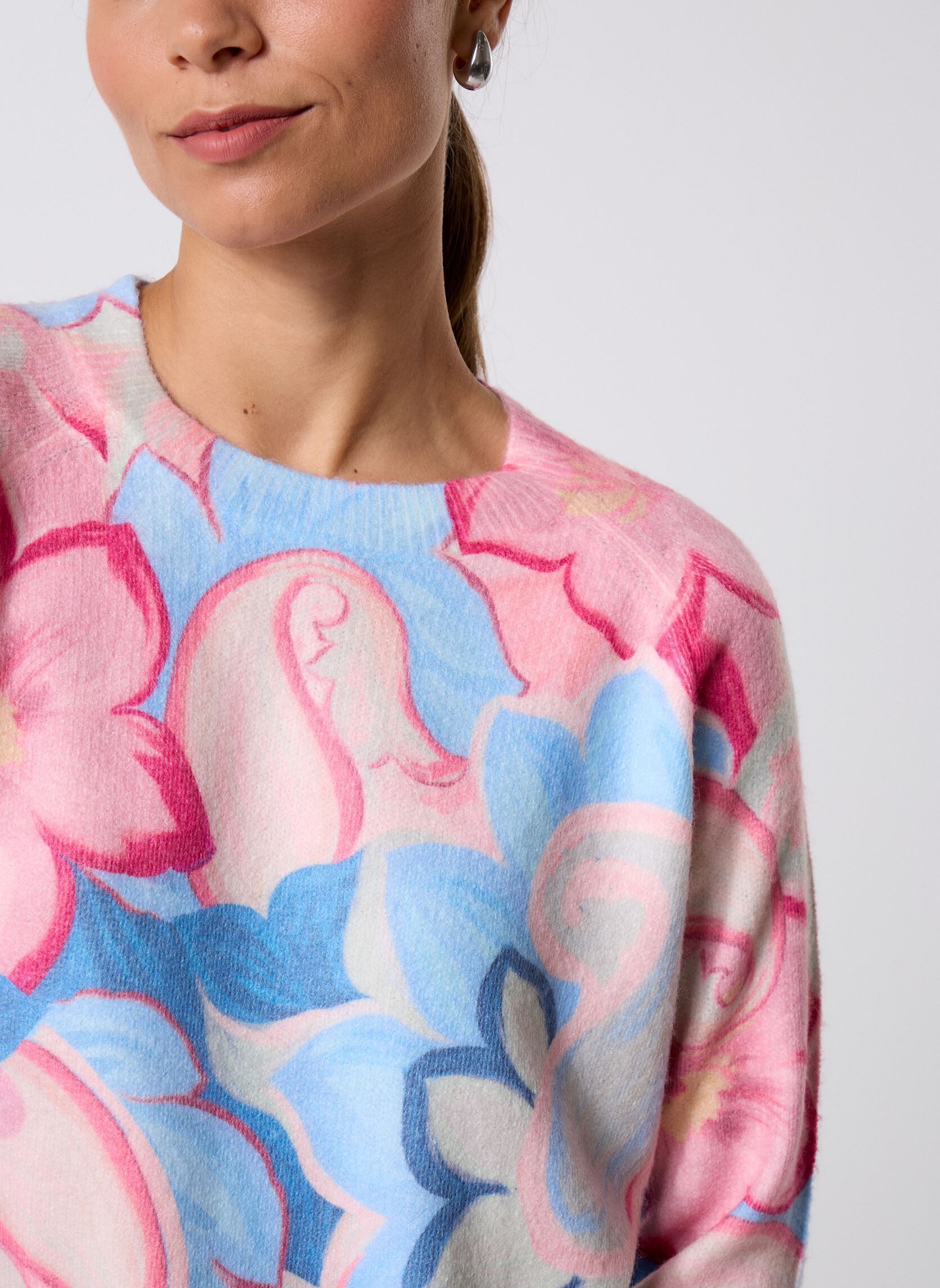 Pulls Melissa femme multicolore La Petite Etoile Pulls Melissa femme multicolore FLEUR