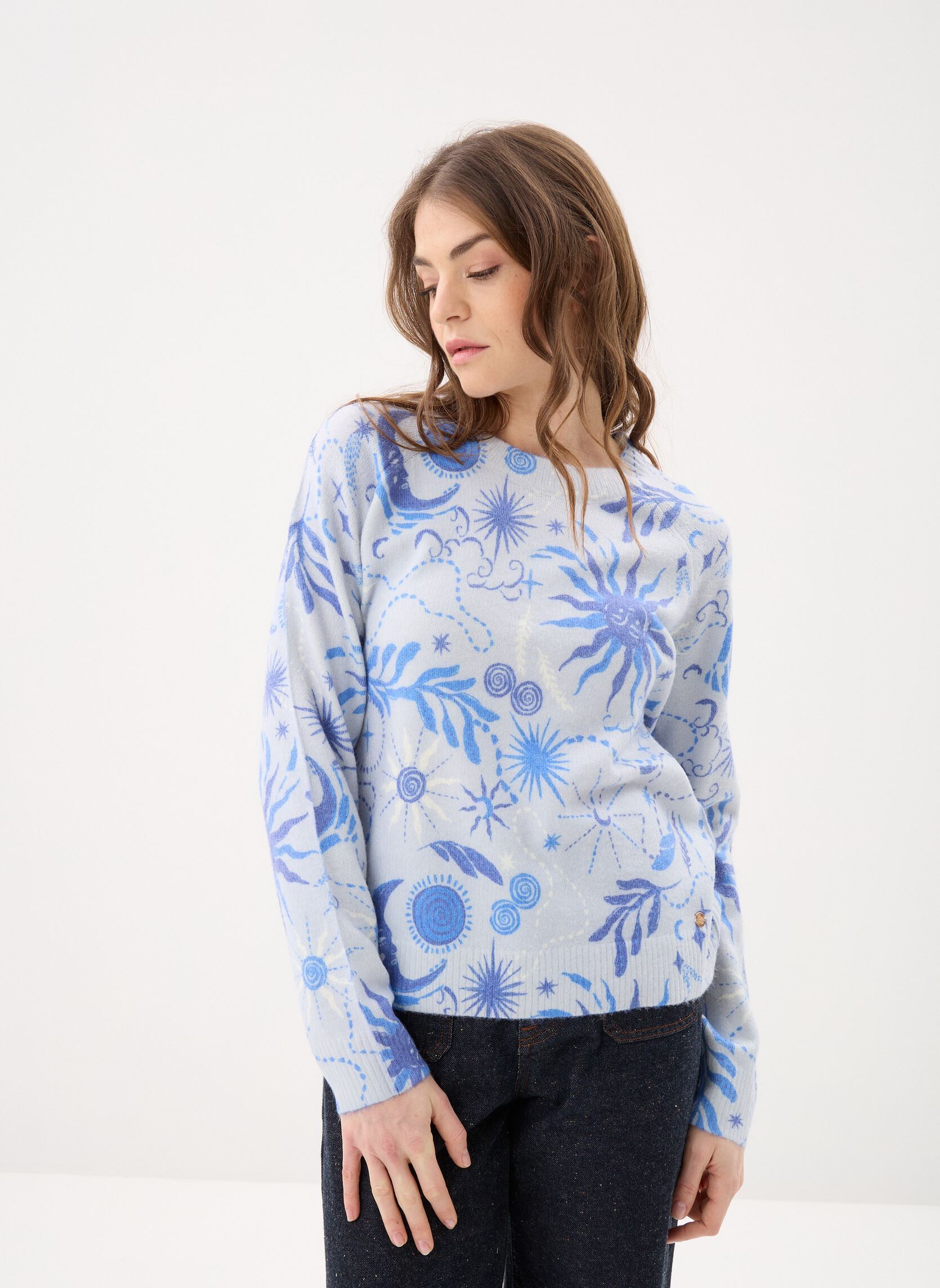 Truien Melissa dames blauw La Petite Etoile Truien Melissa dames blauw Soleil