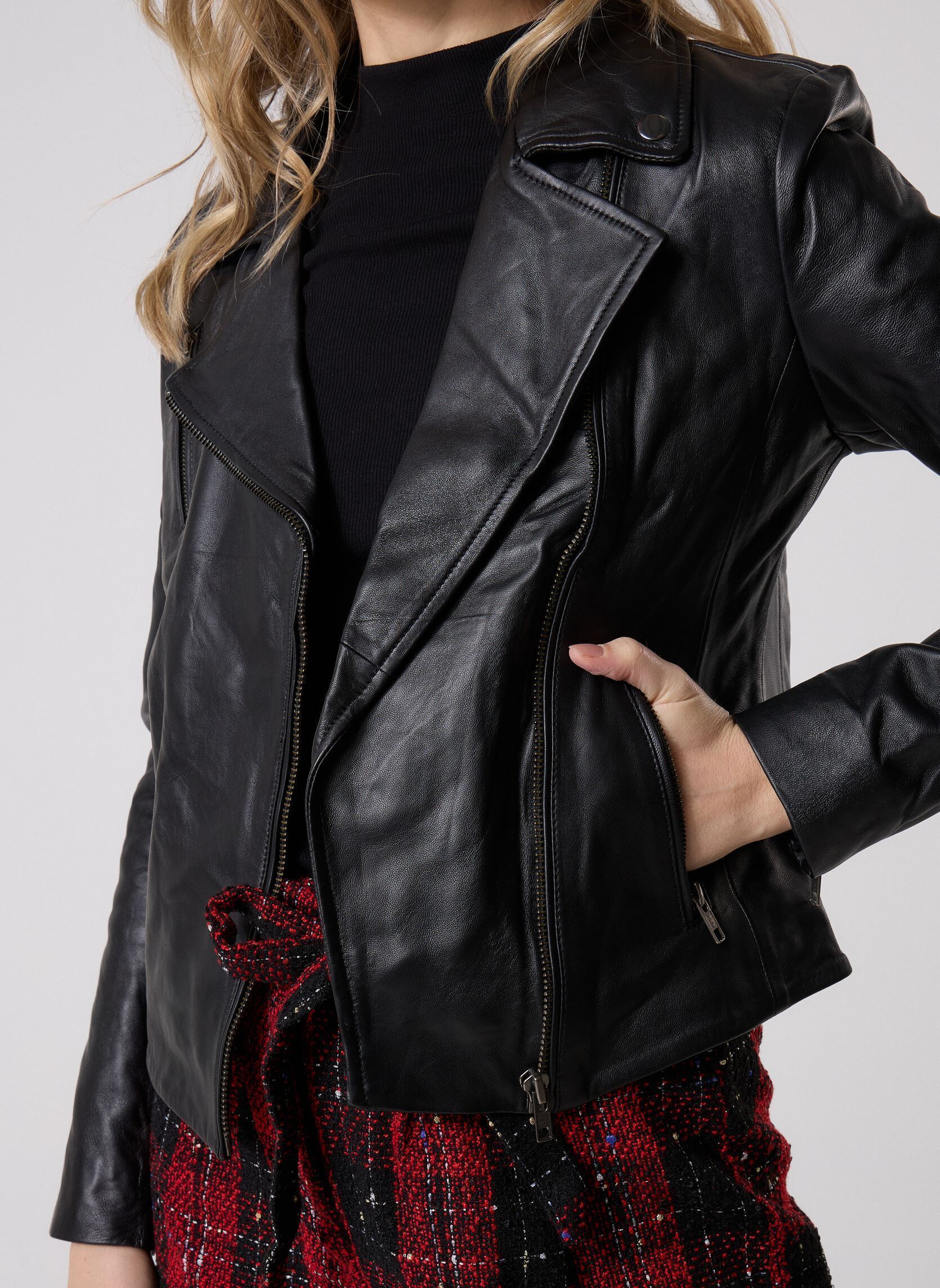 Vestes en cuir Moliere femme noir La Petite Etoile Vestes en cuir Moliere femme noir NOIR