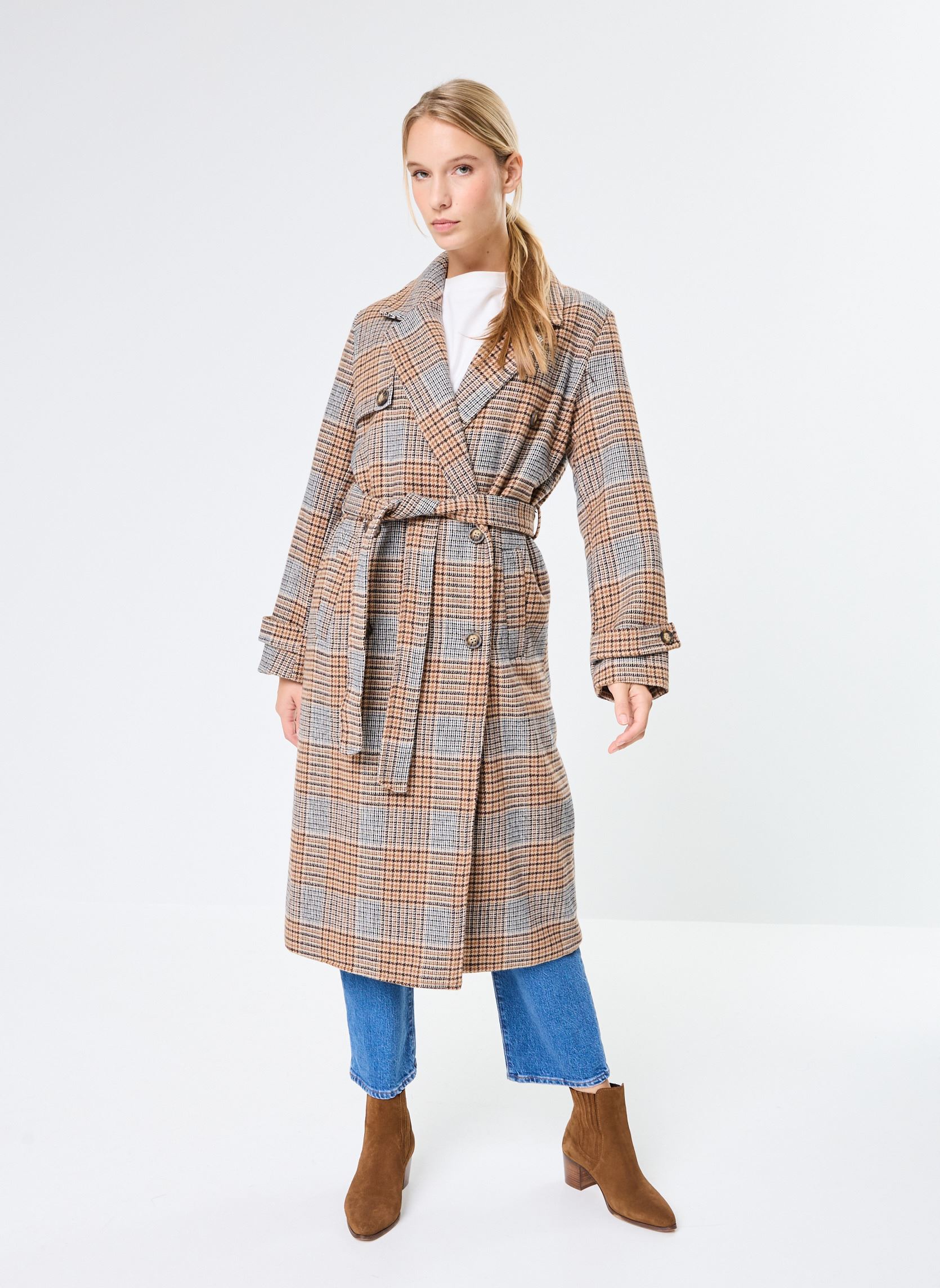 Manteaux Nilan femme multicolore La Petite Etoile Manteaux Nilan femme multicolore Prince De Galles