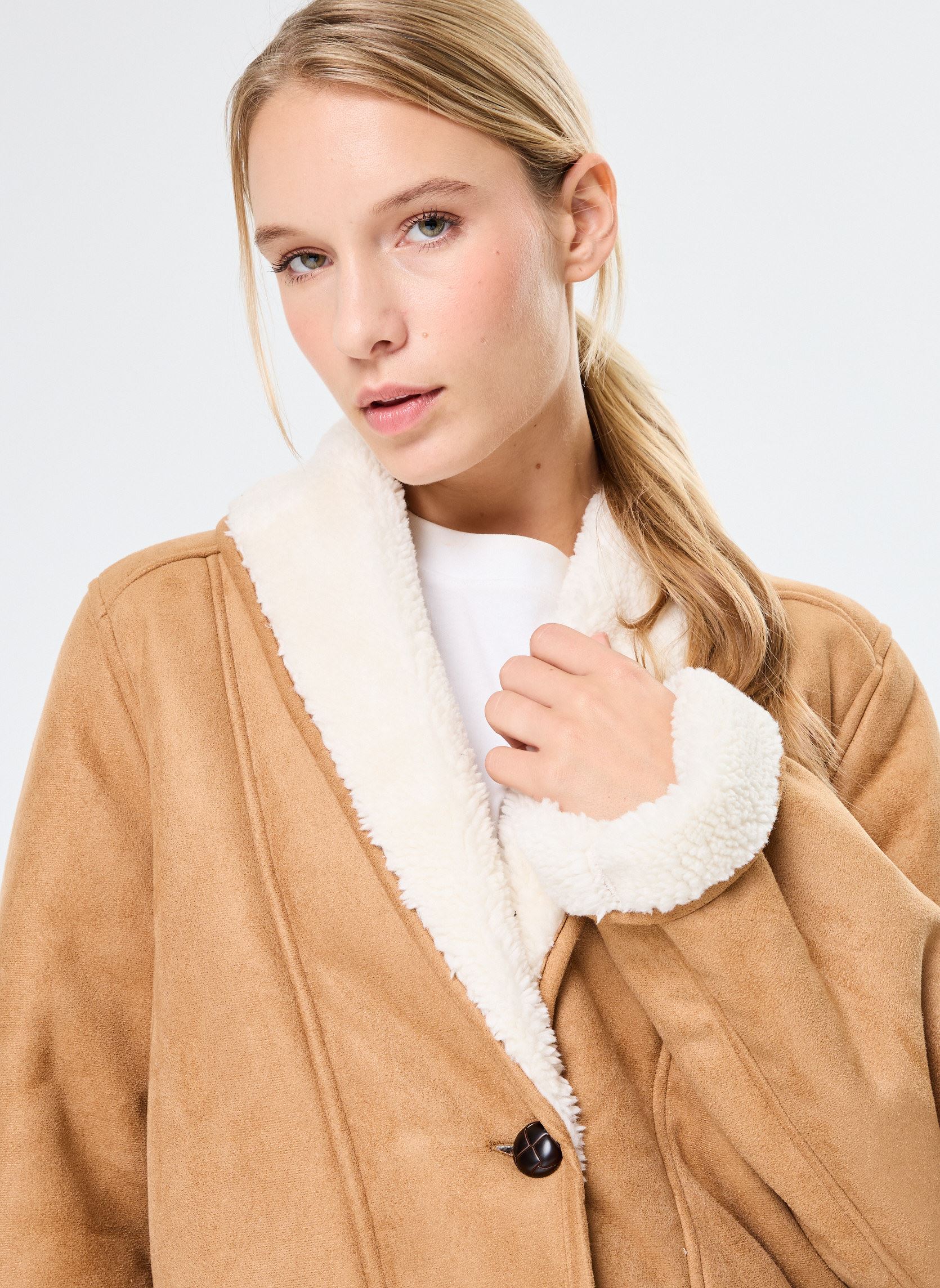 Manteaux Noelia femme marron La Petite Etoile Manteaux Noelia femme marron Camel