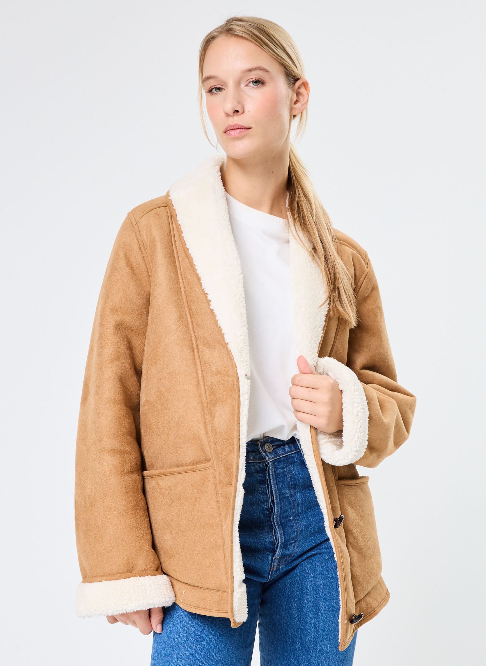Manteaux Noelia femme marron La Petite Etoile Manteaux Noelia femme marron Camel