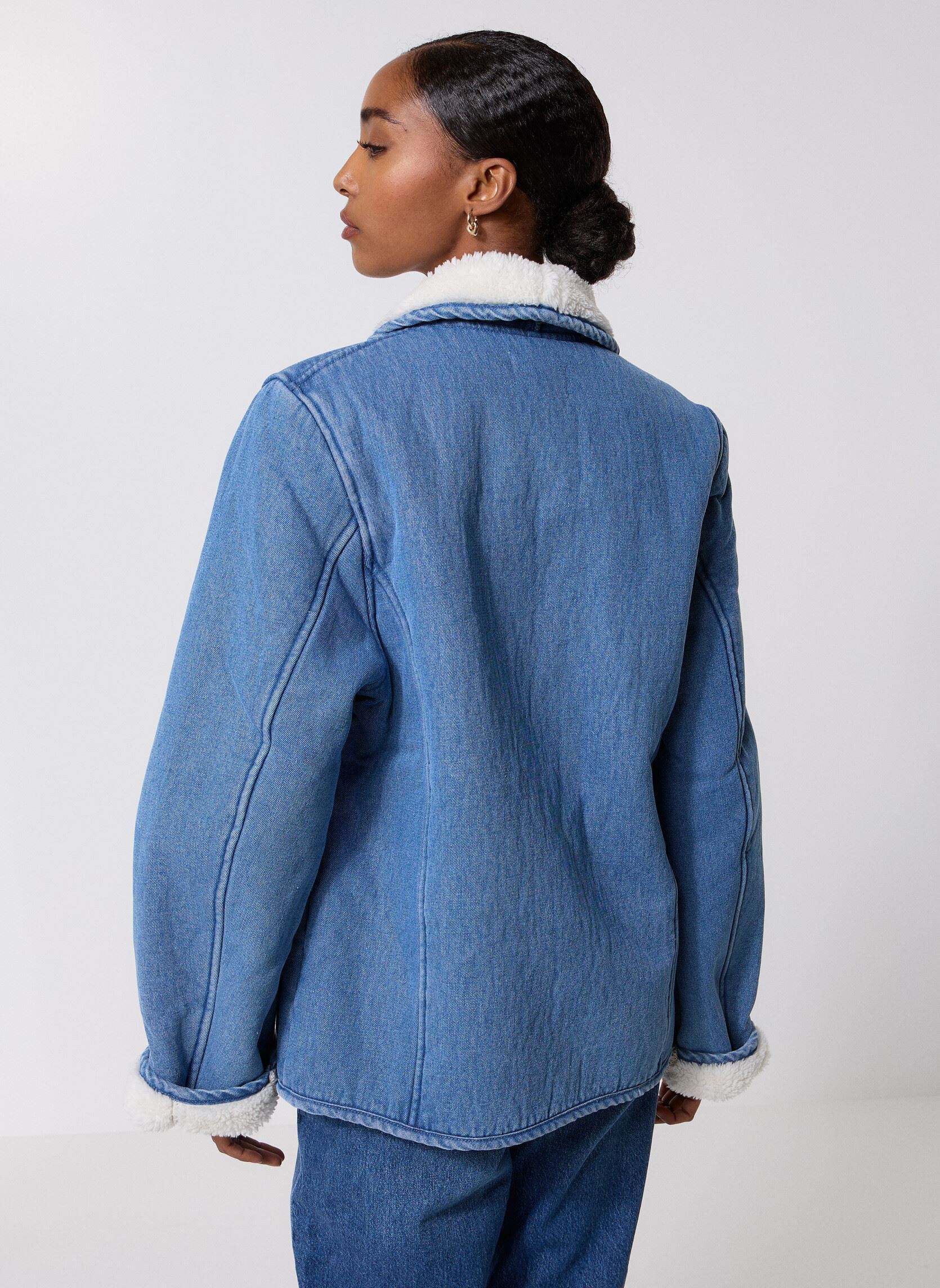 Manteaux Noelia femme bleu La Petite Etoile Manteaux Noelia femme bleu 88-STONE
