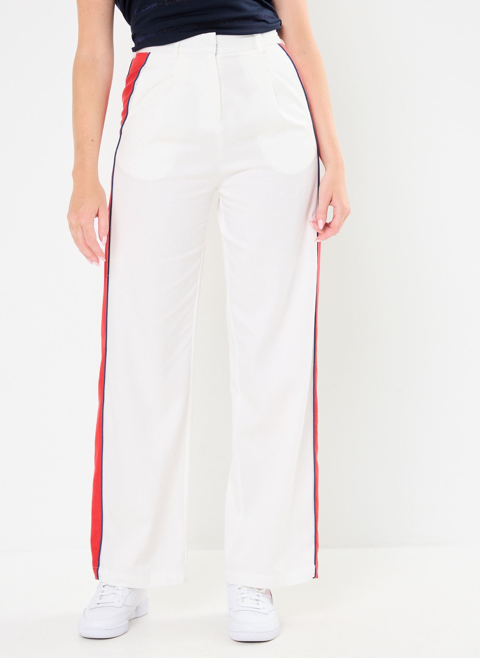 Pantaloni larghi Paige donna bianco La Petite Etoile Pantaloni larghi Paige donna bianco ECRU