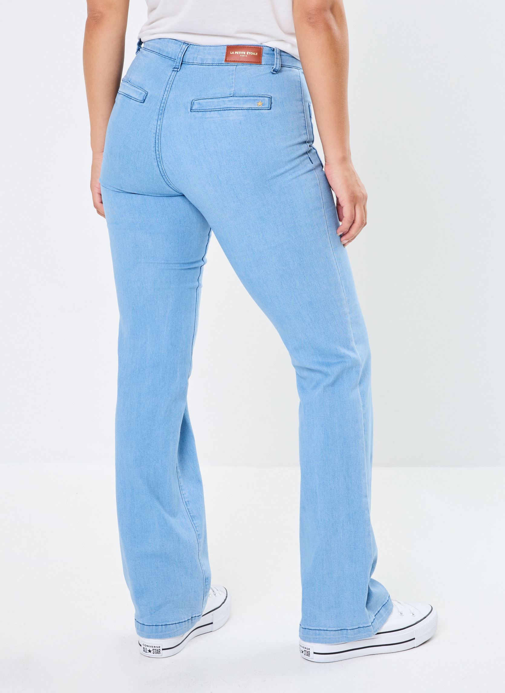 Flared jeans Sonny dames grijs La Petite Etoile Flared jeans Sonny dames grijs Stone Clair