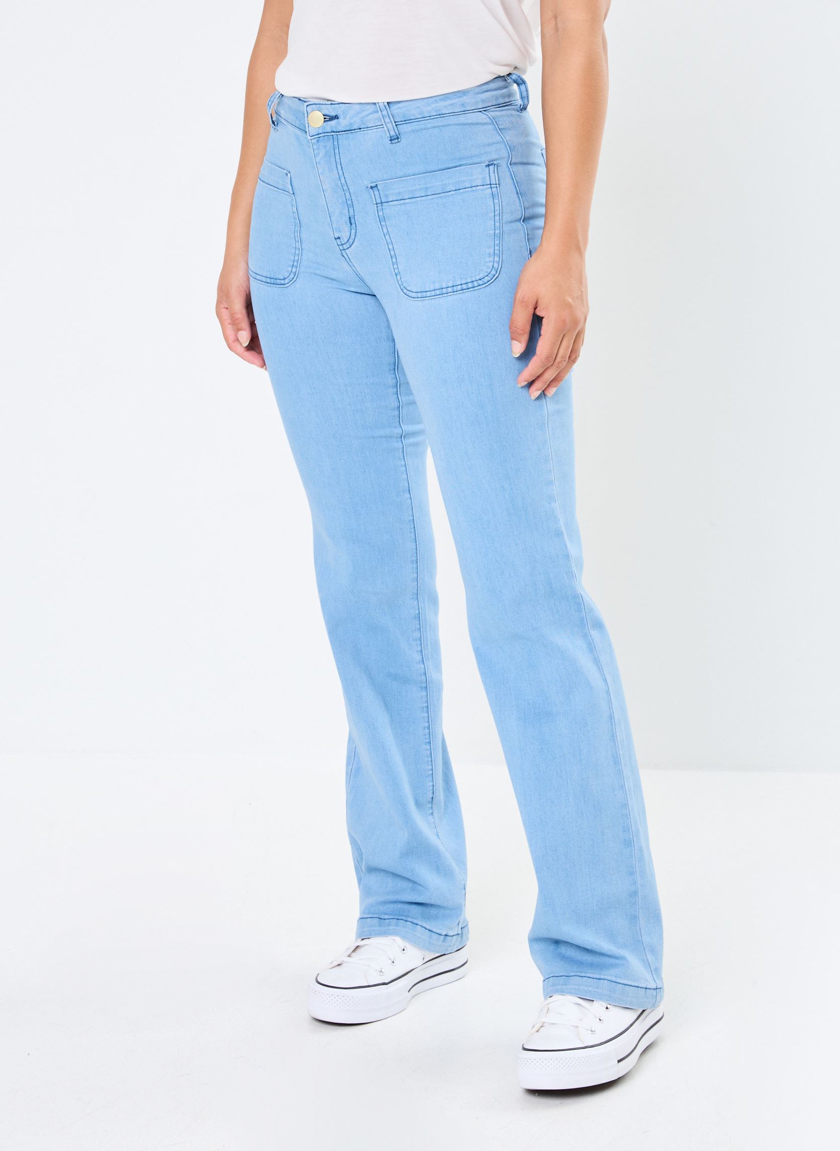 Flared jeans Sonny dames grijs La Petite Etoile Flared jeans Sonny dames grijs Stone Clair