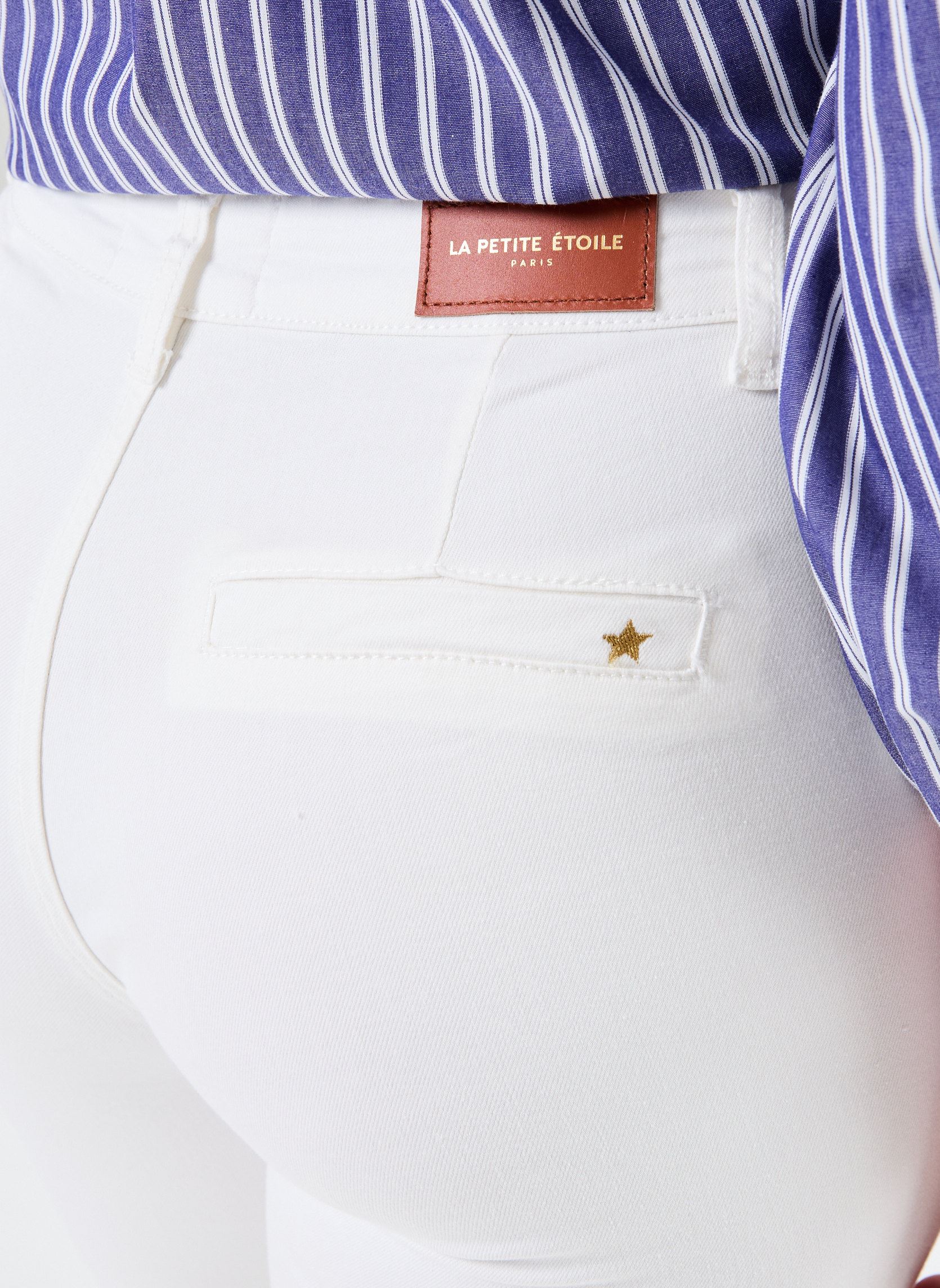 Flared Jeans Sonny damen weiß La Petite Etoile Flared Jeans Sonny damen weiß Ecru