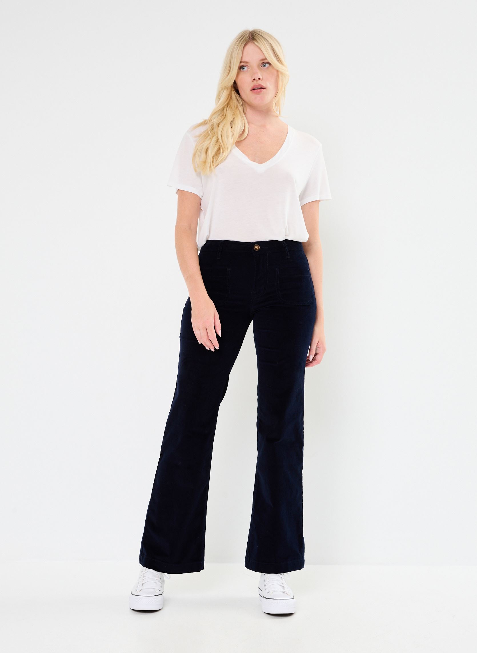 Flared jeans Sonny dames blauw La Petite Etoile Flared jeans Sonny dames blauw MARINE
