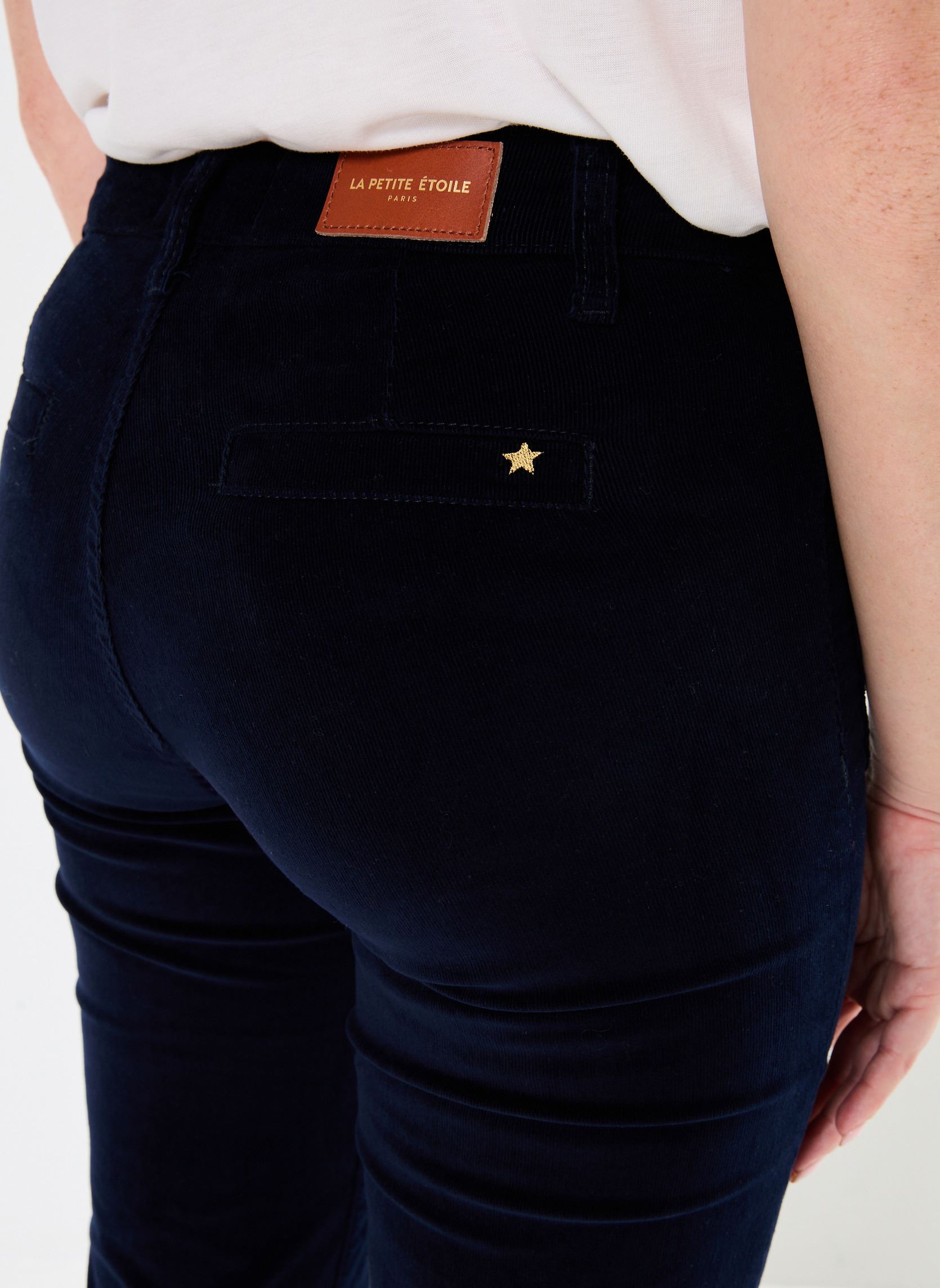 Flared jeans Sonny dames blauw La Petite Etoile Flared jeans Sonny dames blauw MARINE