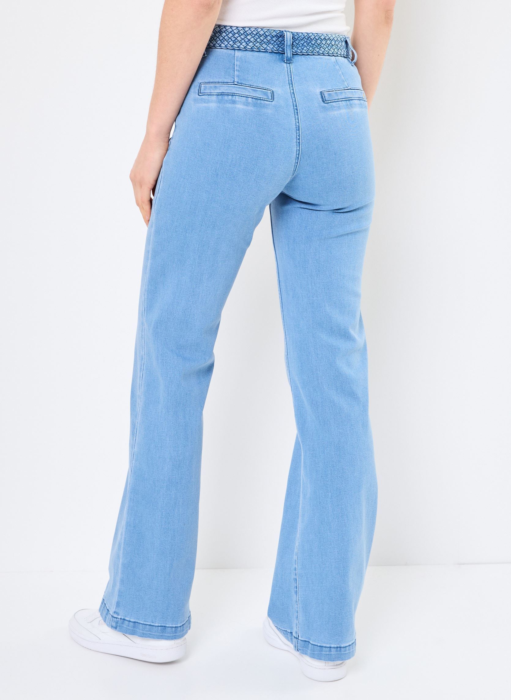 Flared jeans Sonny dames blauw La Petite Etoile Flared jeans Sonny dames blauw Stone