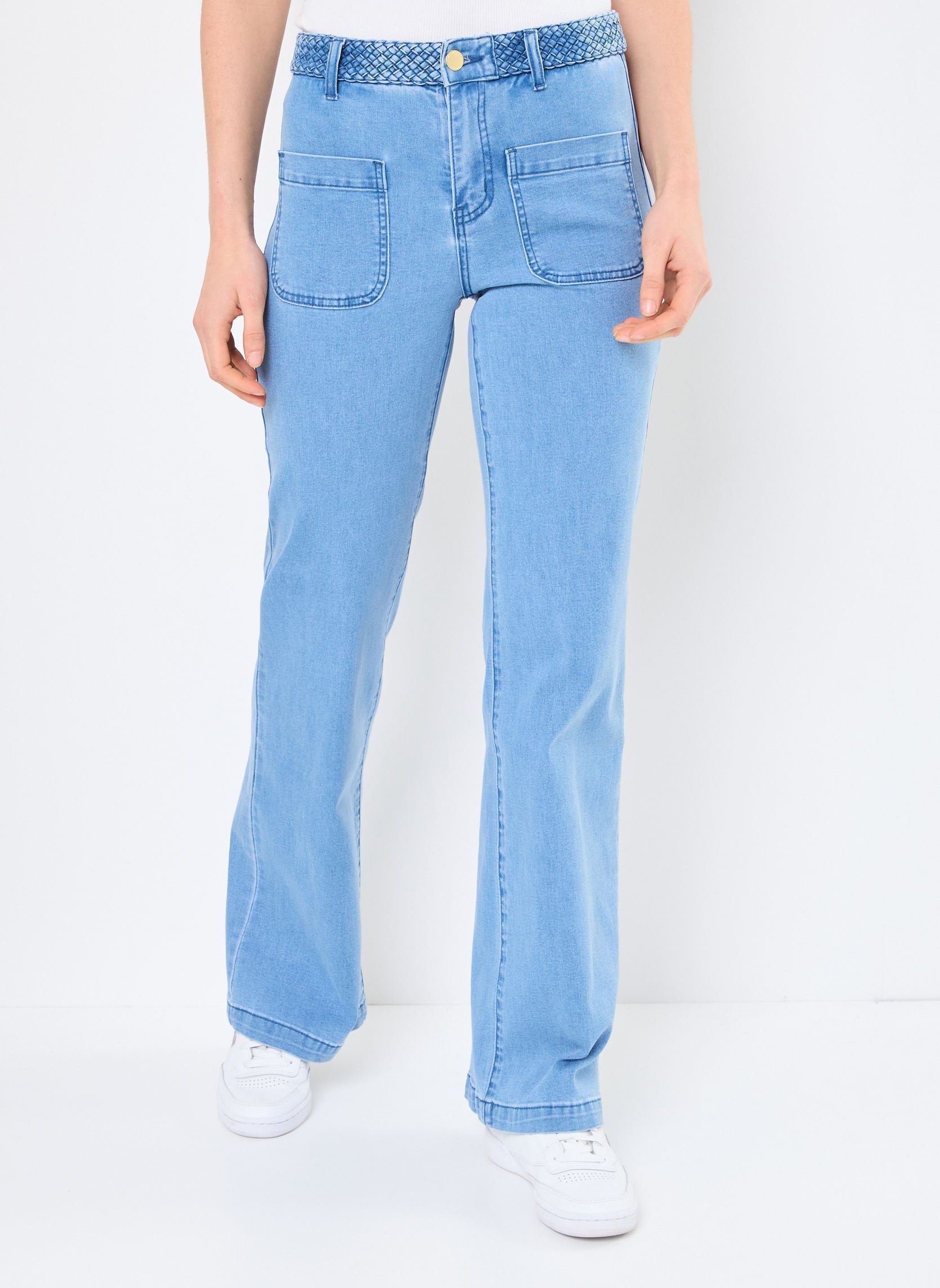 Flared jeans Sonny dames blauw La Petite Etoile Flared jeans Sonny dames blauw Stone