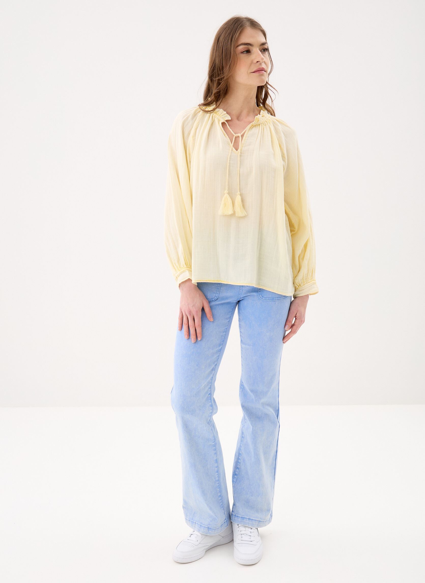 Flared Jeans Sonny damen blau La Petite Etoile Flared Jeans Sonny damen blau CIEL