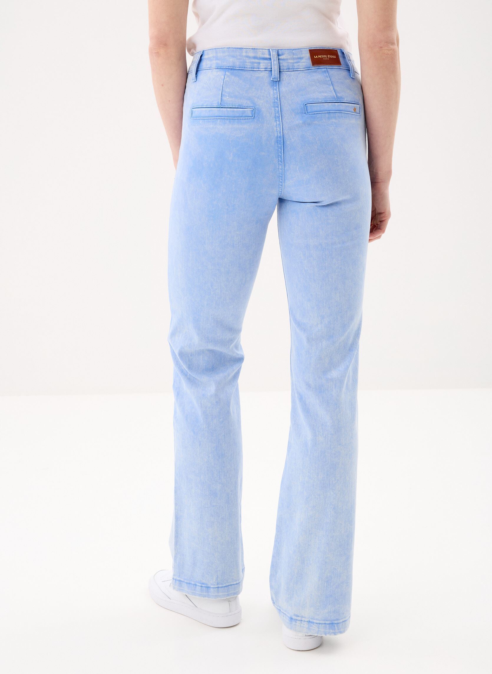 Flared Jeans Sonny damen blau La Petite Etoile Flared Jeans Sonny damen blau CIEL