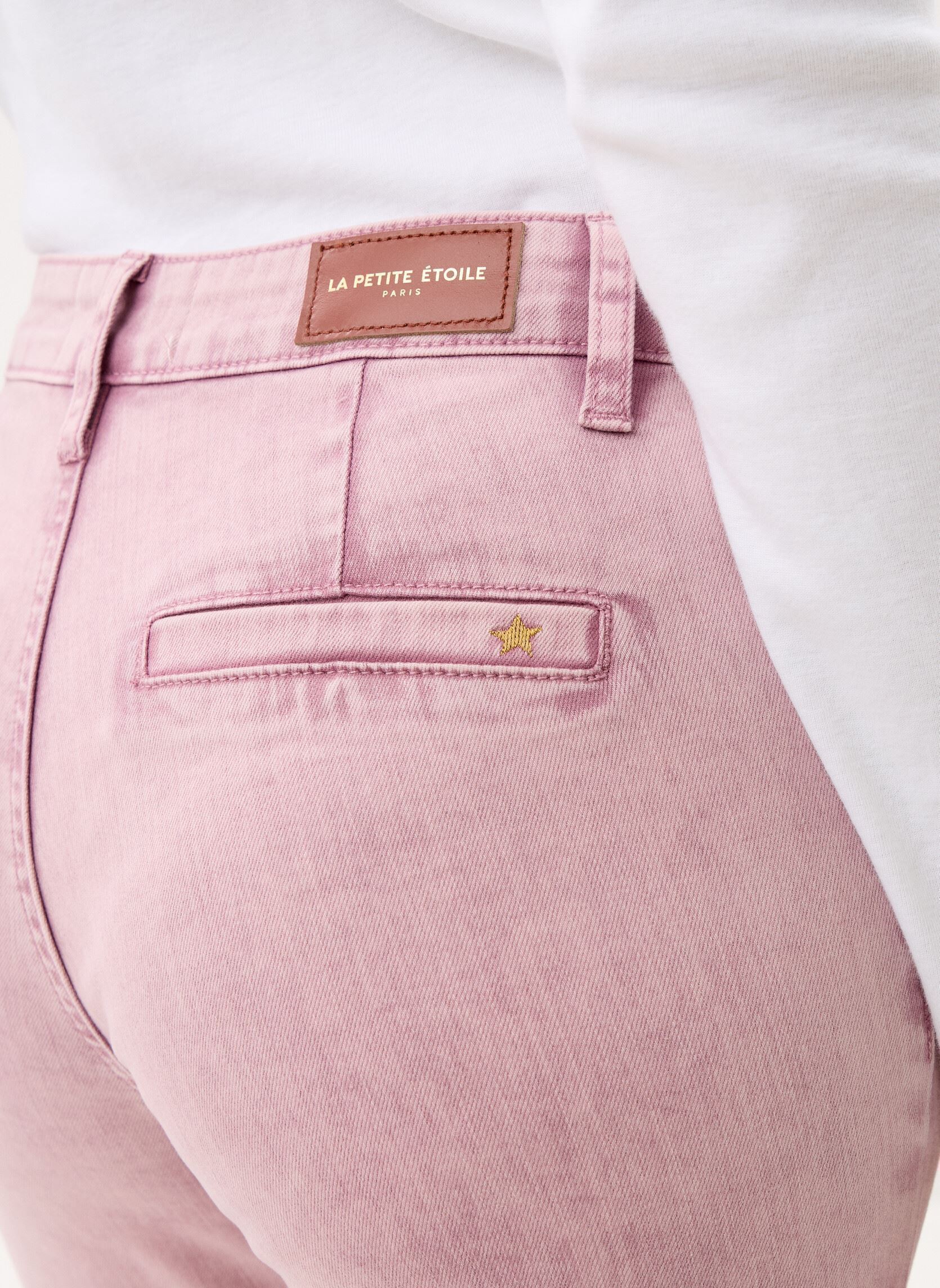 Jeans flare Sonny femme rose La Petite Etoile Jeans flare Sonny femme rose ROSE