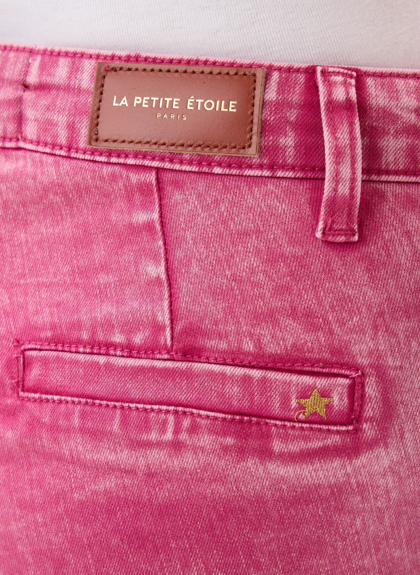 Flared Jeans Sonny damen rosa La Petite Etoile Flared Jeans Sonny damen rosa FRAMBOISE