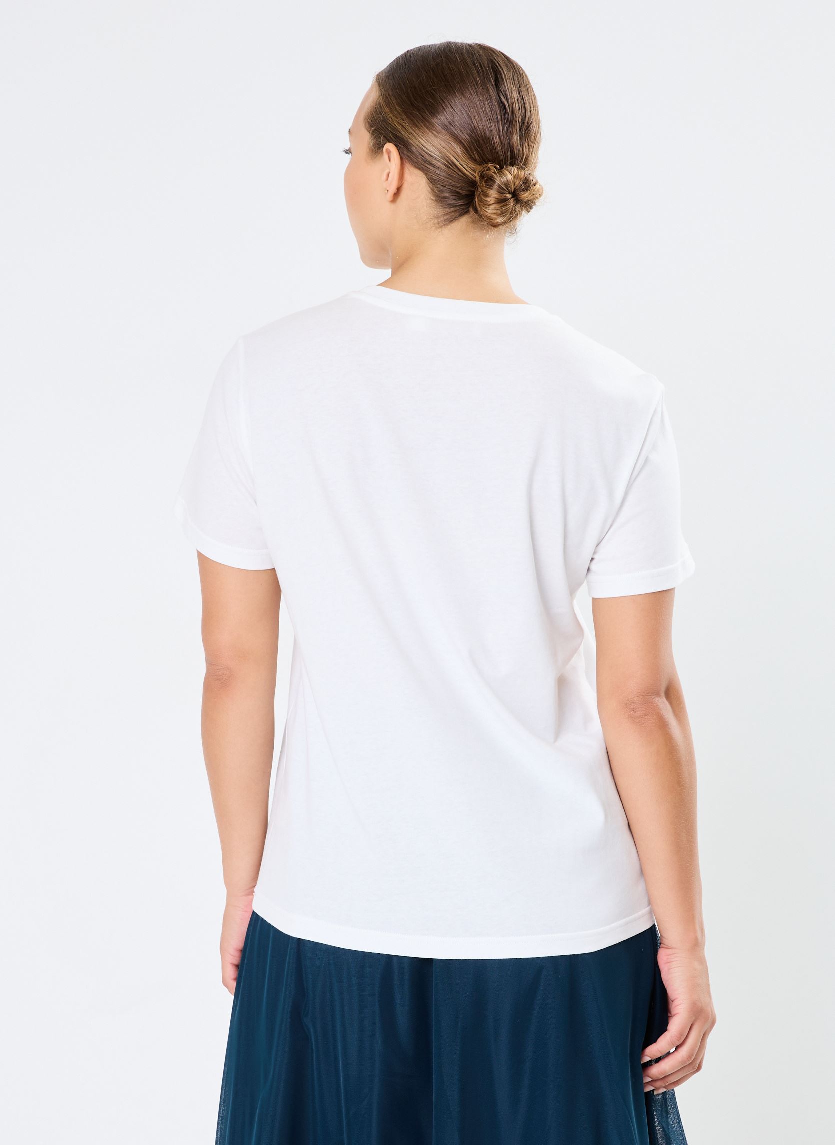 Tee-shirts manches courtes Tara femme blanc La Petite Etoile Tee-shirts manches courtes Tara femme blanc Blanc