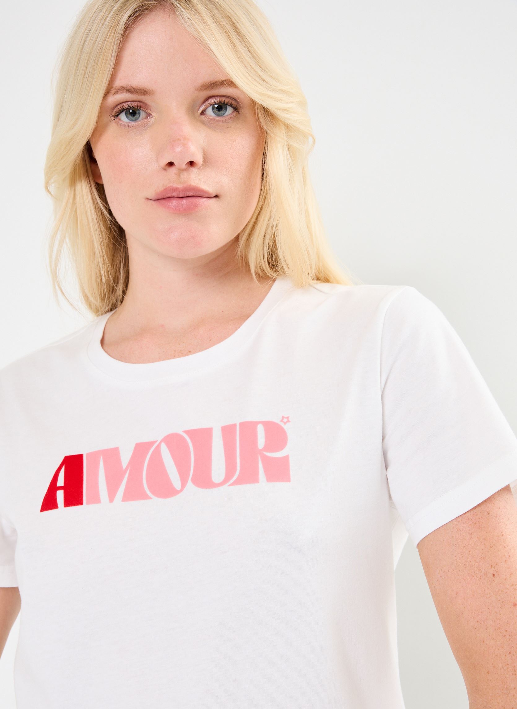 Tee-shirts manches courtes Tracy femme blanc La Petite Etoile Tee-shirts manches courtes Tracy femme blanc Blanc