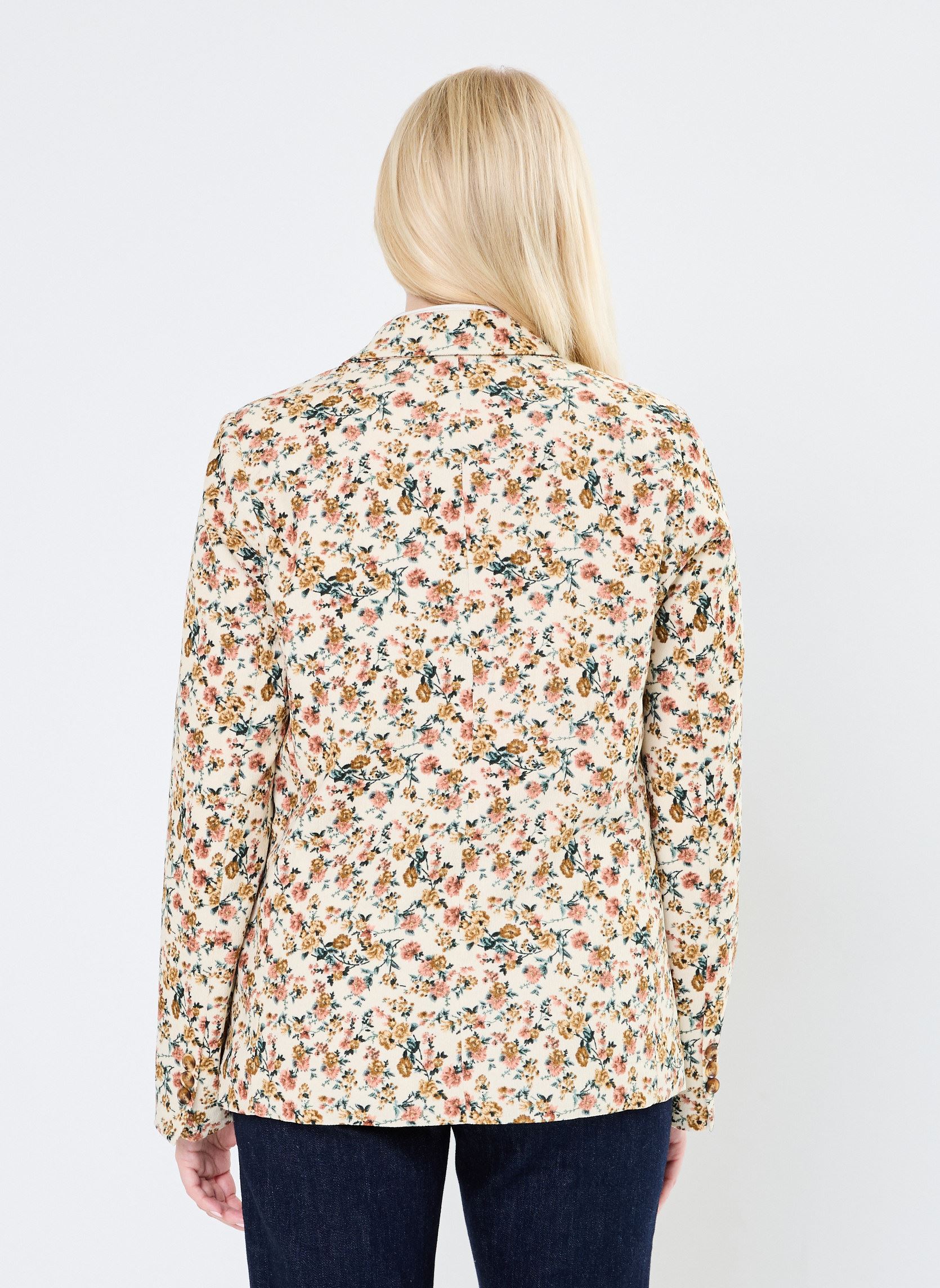 Vestes de blazer Vanessa femme beige La Petite Etoile Vestes de blazer Vanessa femme beige FLORAL