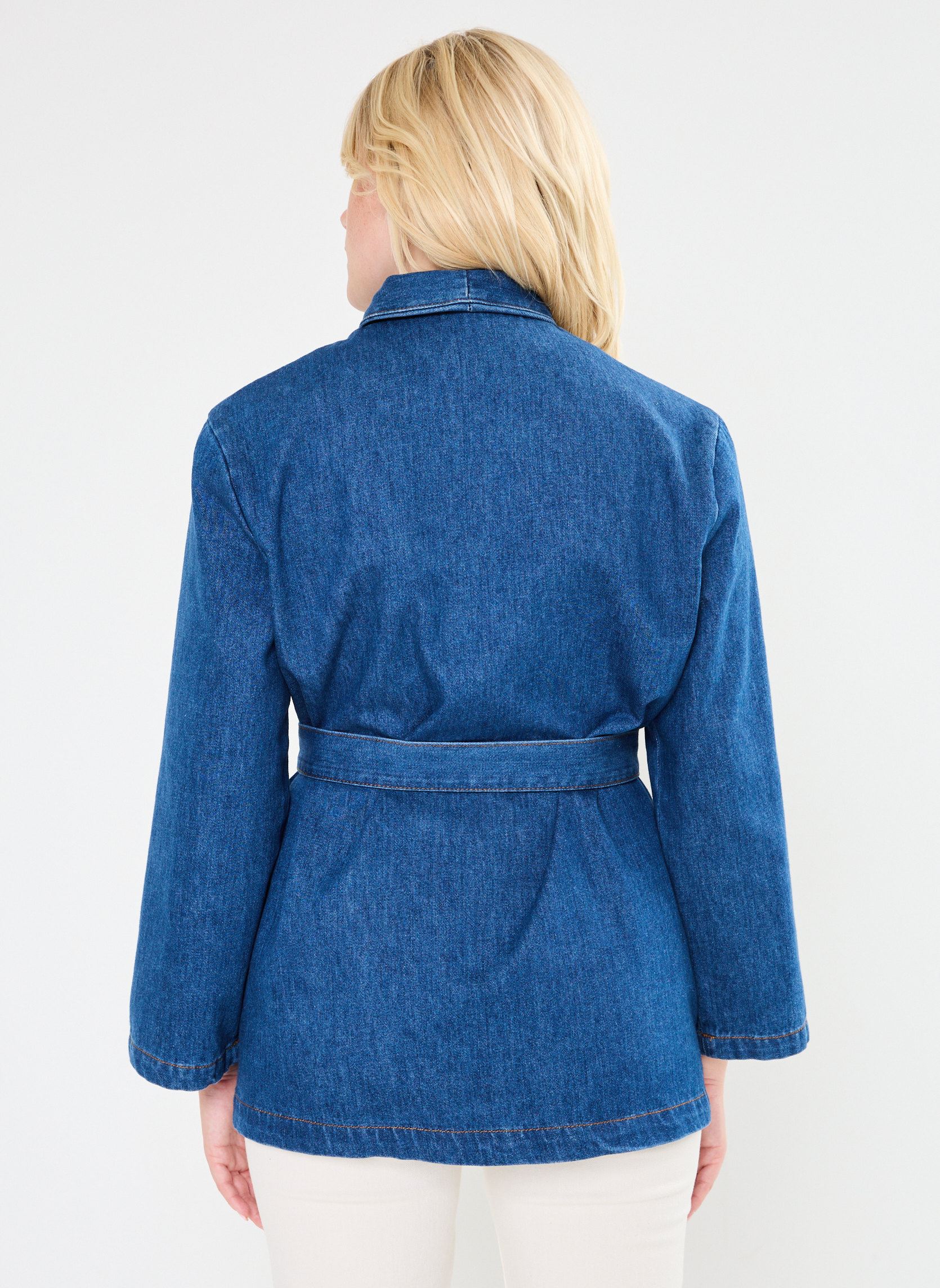 Vestes en jean Vera femme bleu La Petite Etoile Vestes en jean Vera femme bleu Wash