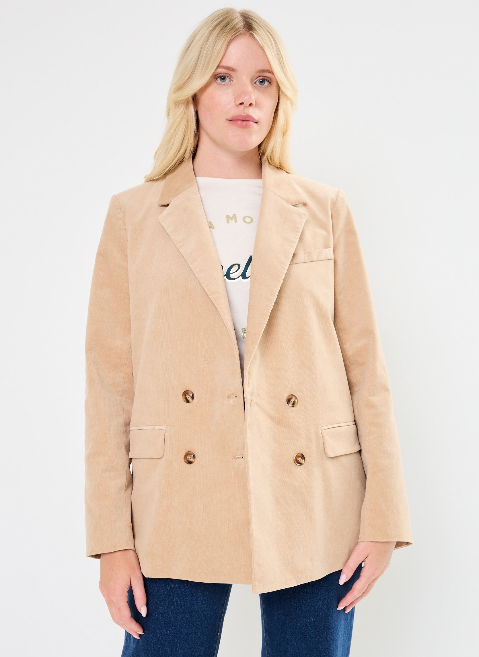 Blazer Victoire dames beige La Petite Etoile Blazer Victoire dames beige BEIGE