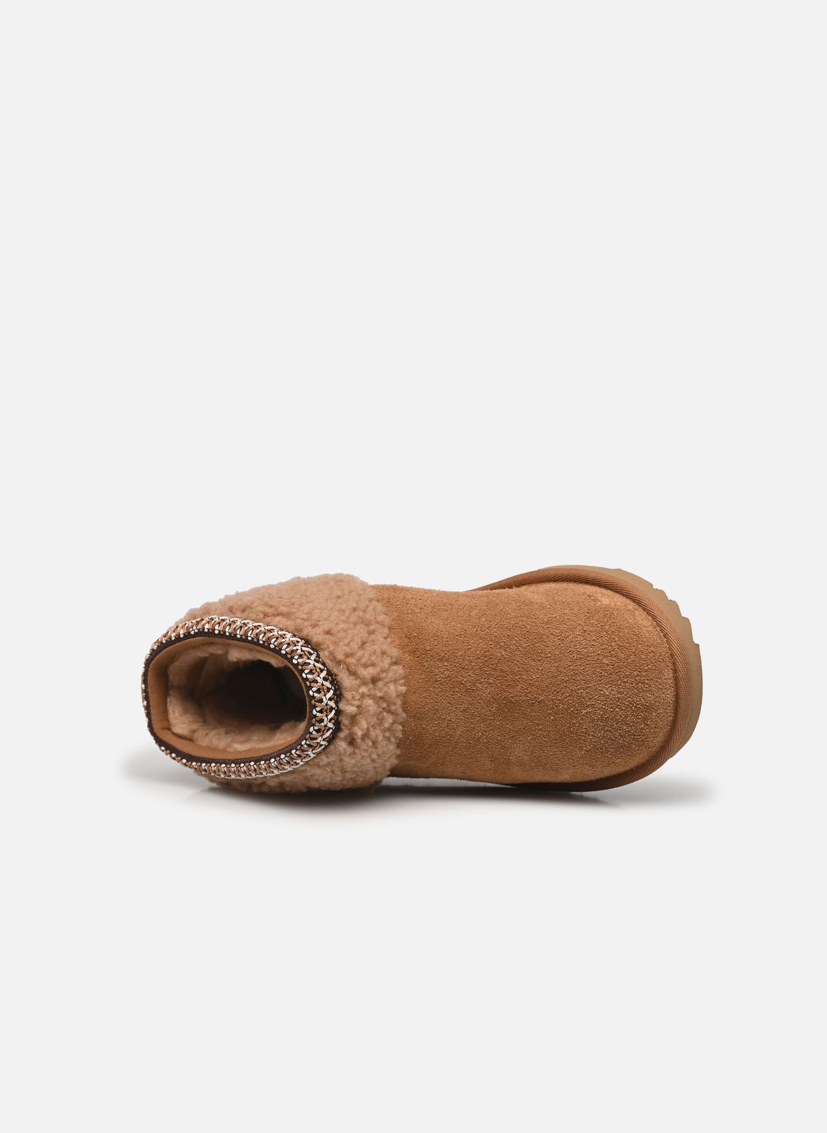 Bottes KIDS' CLASSIC ULTRA MINI MAXI CURLY fille marron UGG Bottes KIDS' CLASSIC ULTRA MINI MAXI CURLY fille marron CHESTNUT