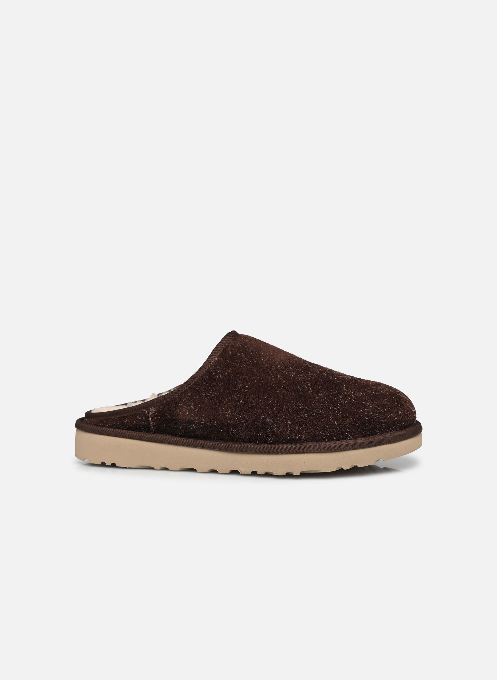 Chaussons M CLASSIC SLIP-ON SHAGGY SUEDE homme marron UGG Chaussons M CLASSIC SLIP-ON SHAGGY SUEDE homme marron BURNT CEDAR
