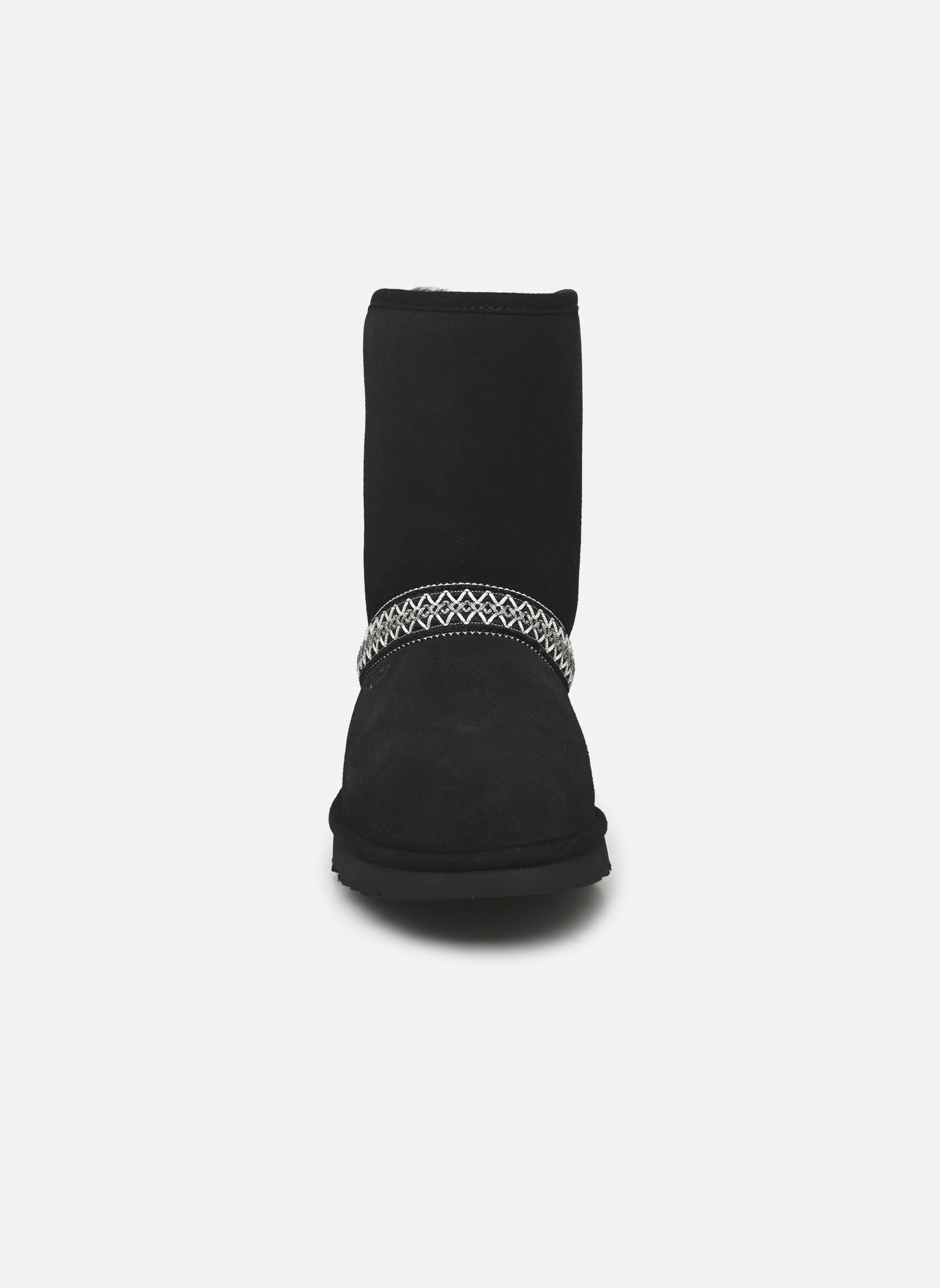 Botines forrados W CLASSIC SHORT CRESCENT mujer negro UGG Botines forrados W CLASSIC SHORT CRESCENT mujer negro BLACK