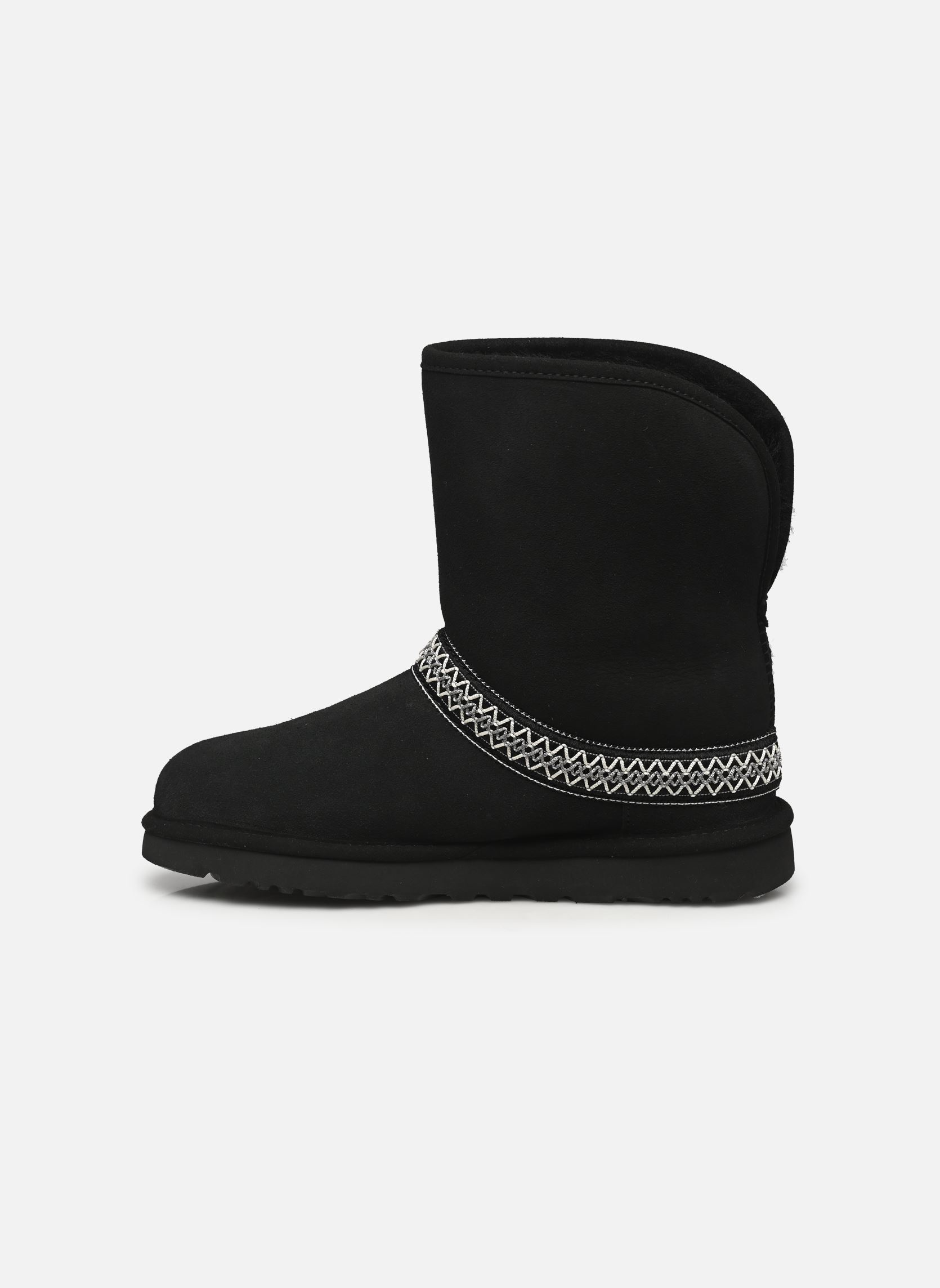 Botines forrados W CLASSIC SHORT CRESCENT mujer negro UGG Botines forrados W CLASSIC SHORT CRESCENT mujer negro BLACK