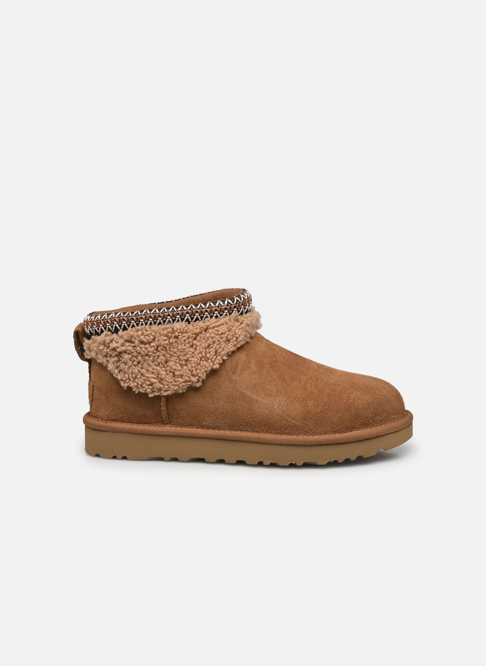 Bottines fourrées W CLASSIC ULTRA MINI MAXI CURLY femme marron UGG Bottines fourrées W CLASSIC ULTRA MINI MAXI CURLY femme marron CHESTNUT