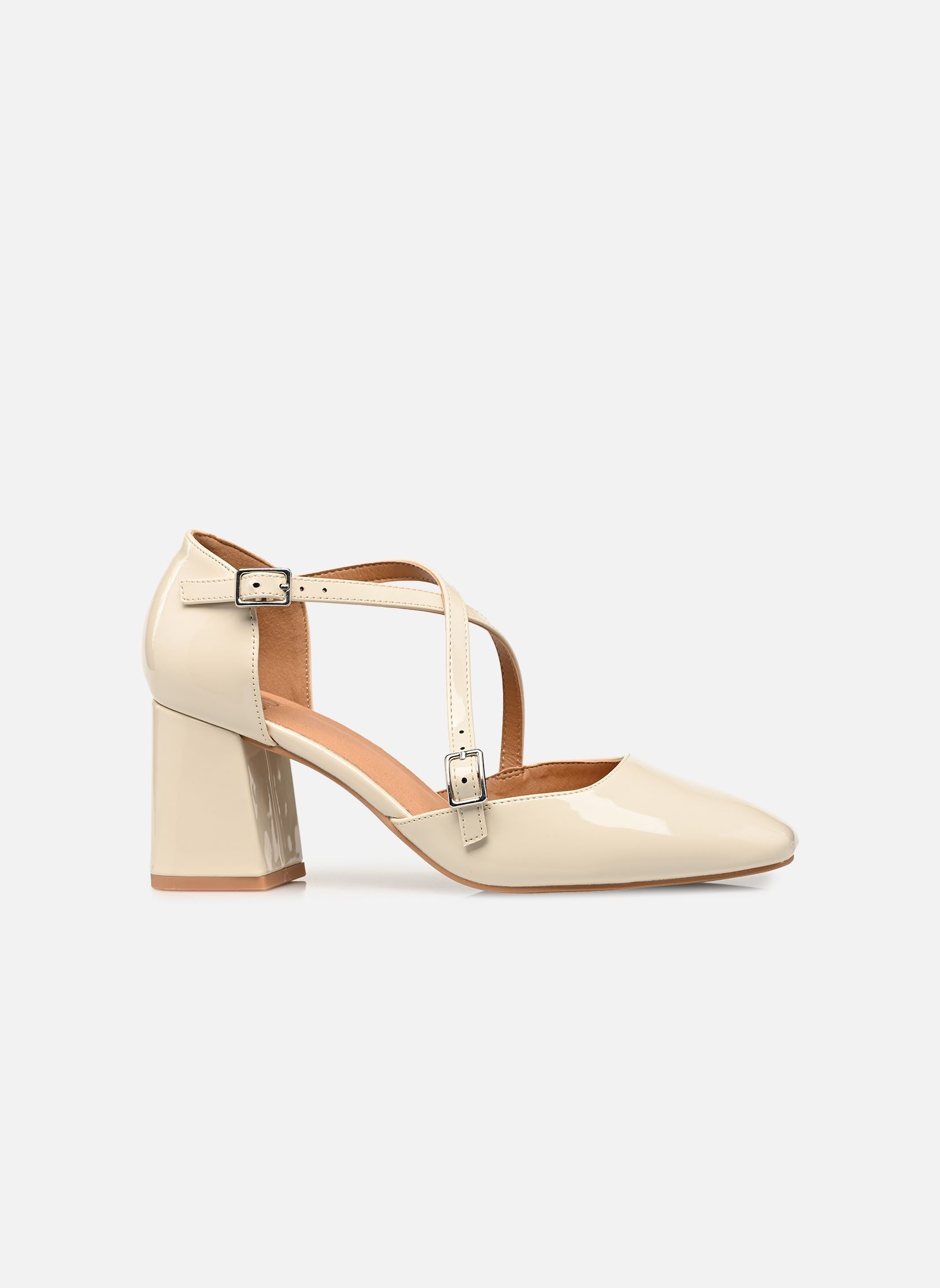 Slingback pumps Eileen dames wit Eram Slingback pumps Eileen dames wit Beige