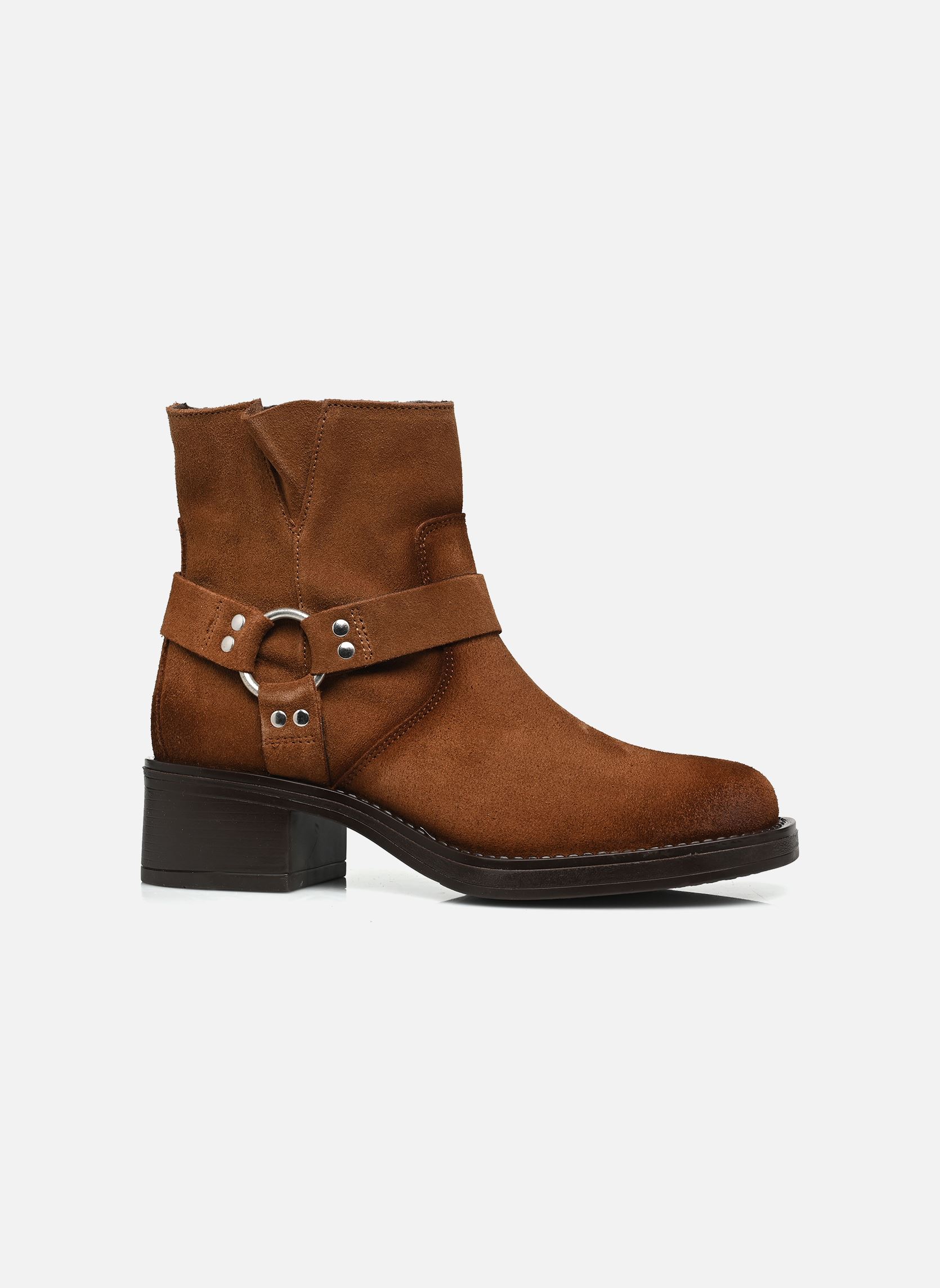 Biker boots Adenna dames bruin Texto Biker boots Adenna dames bruin Camel
