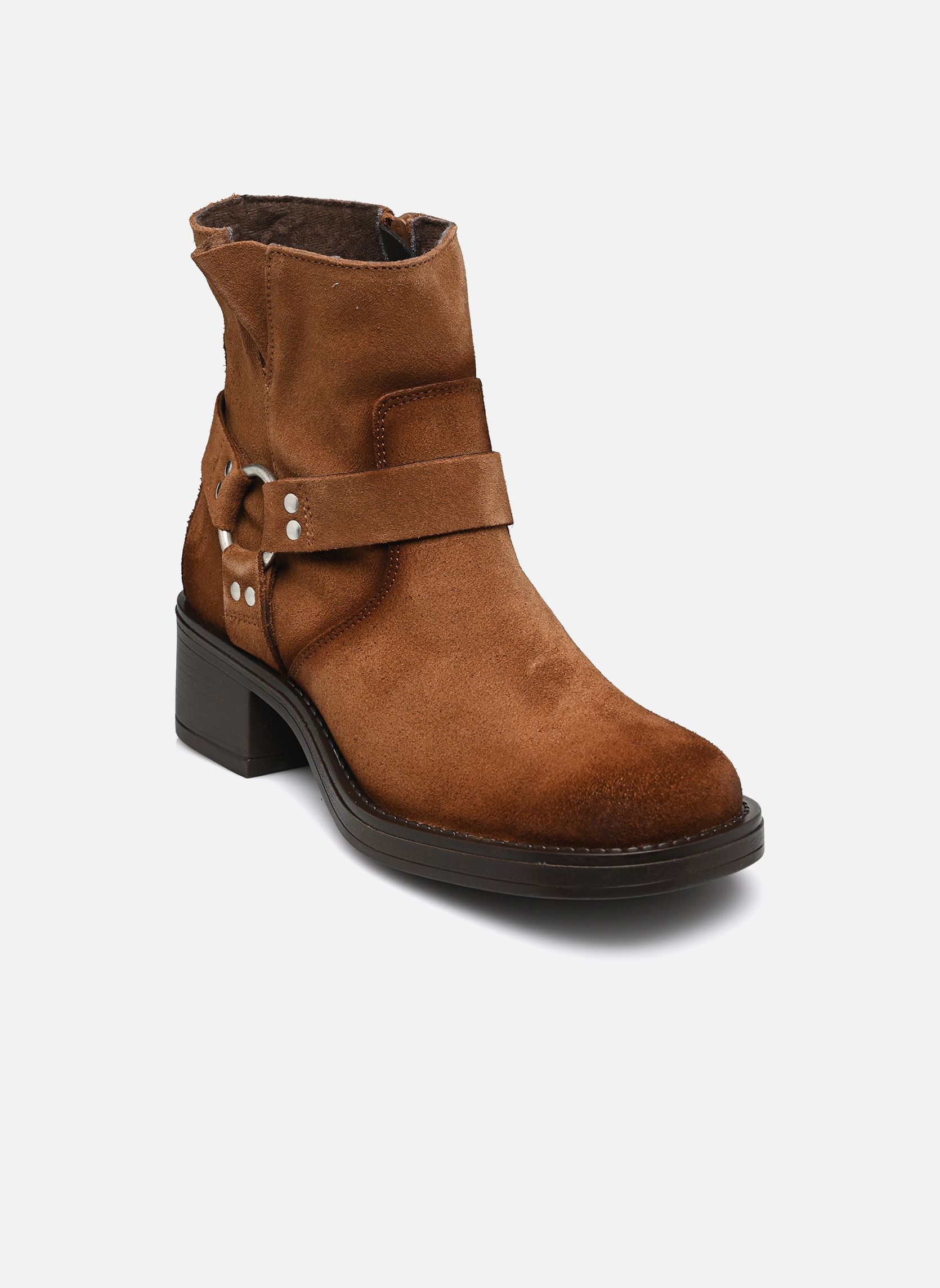 Biker boots Adenna dames bruin Texto Biker boots Adenna dames bruin Camel