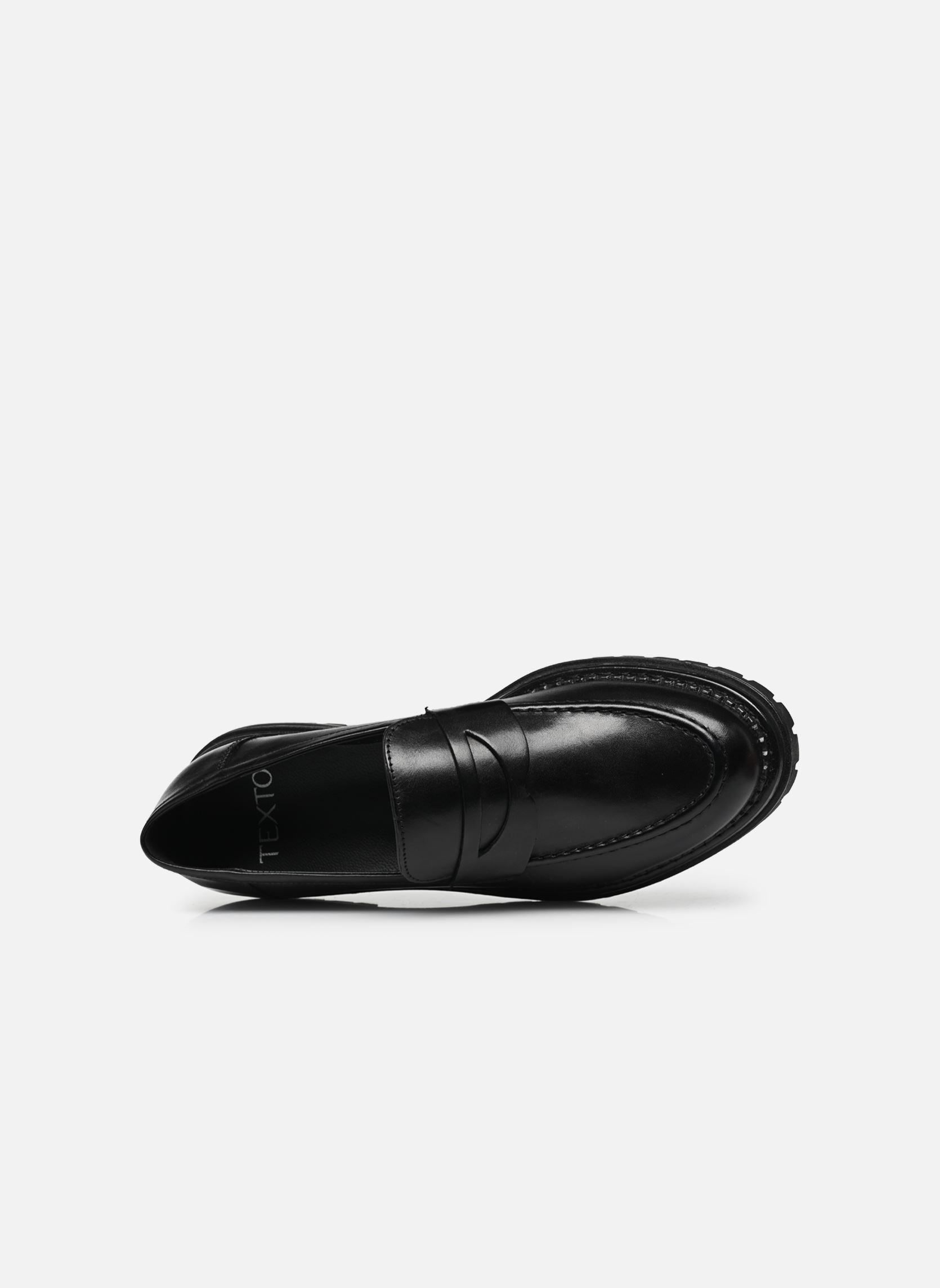 Mocassins Jahino femme noir Texto Mocassins Jahino femme noir Noir