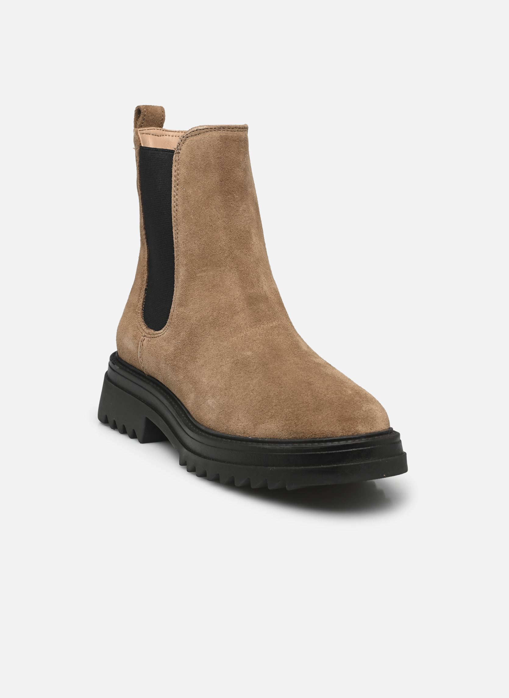 Enkellaarzen en boots Heta dames bruin Texto Enkellaarzen en boots Heta dames bruin marron