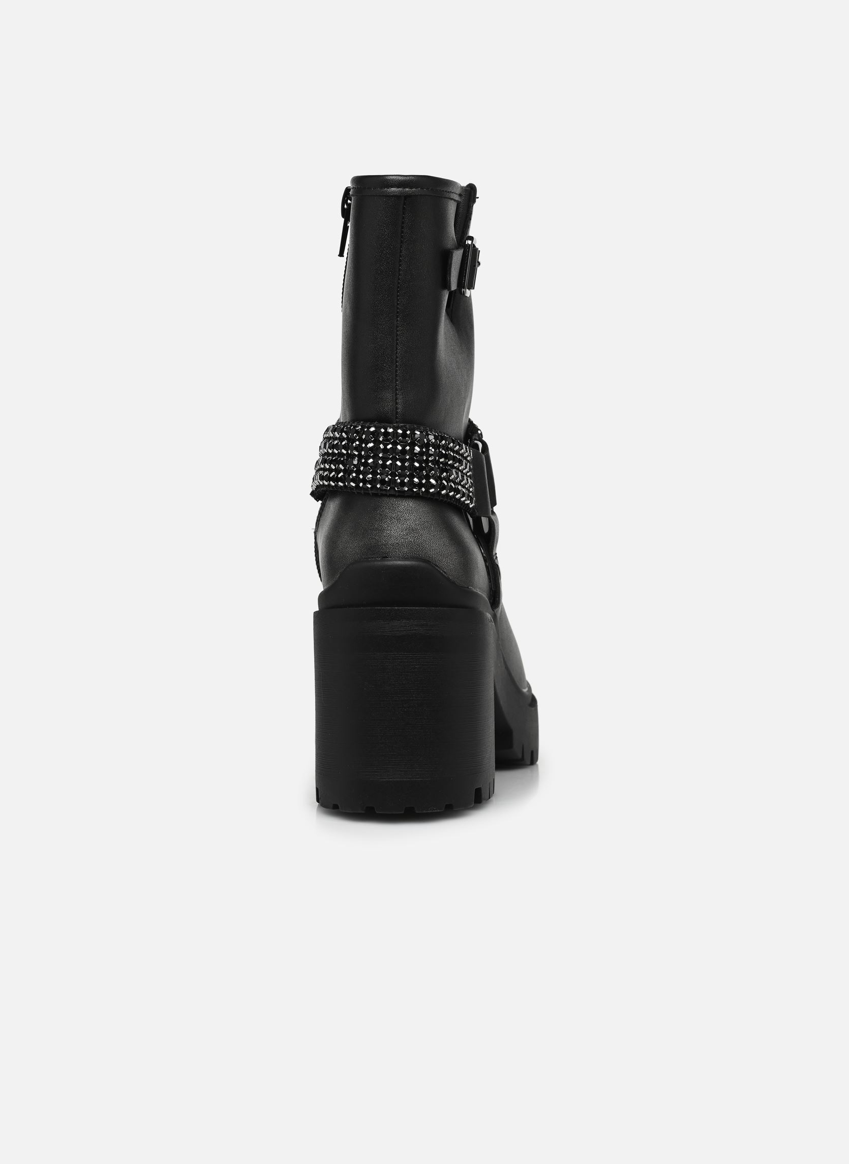 Biker boots Carlina dames zilver Texto Biker boots Carlina dames zilver Argent