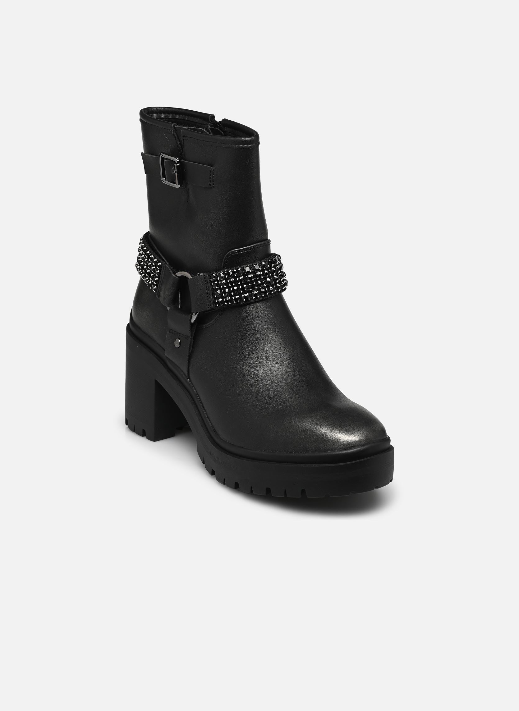Biker boots Carlina dames zilver Texto Biker boots Carlina dames zilver Argent